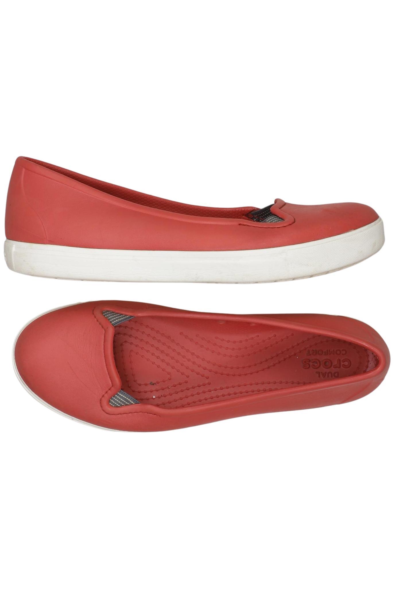 

Crocs Damen Ballerinas, rot, Gr. 9