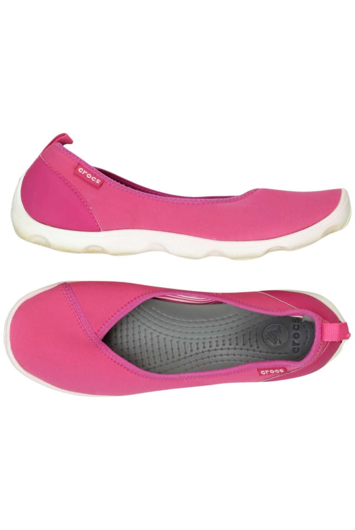 

Crocs Damen Ballerinas, pink, Gr. 10