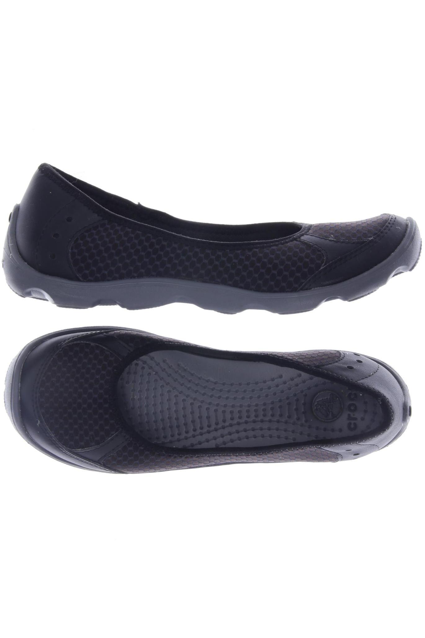 

Crocs Damen Ballerinas, schwarz