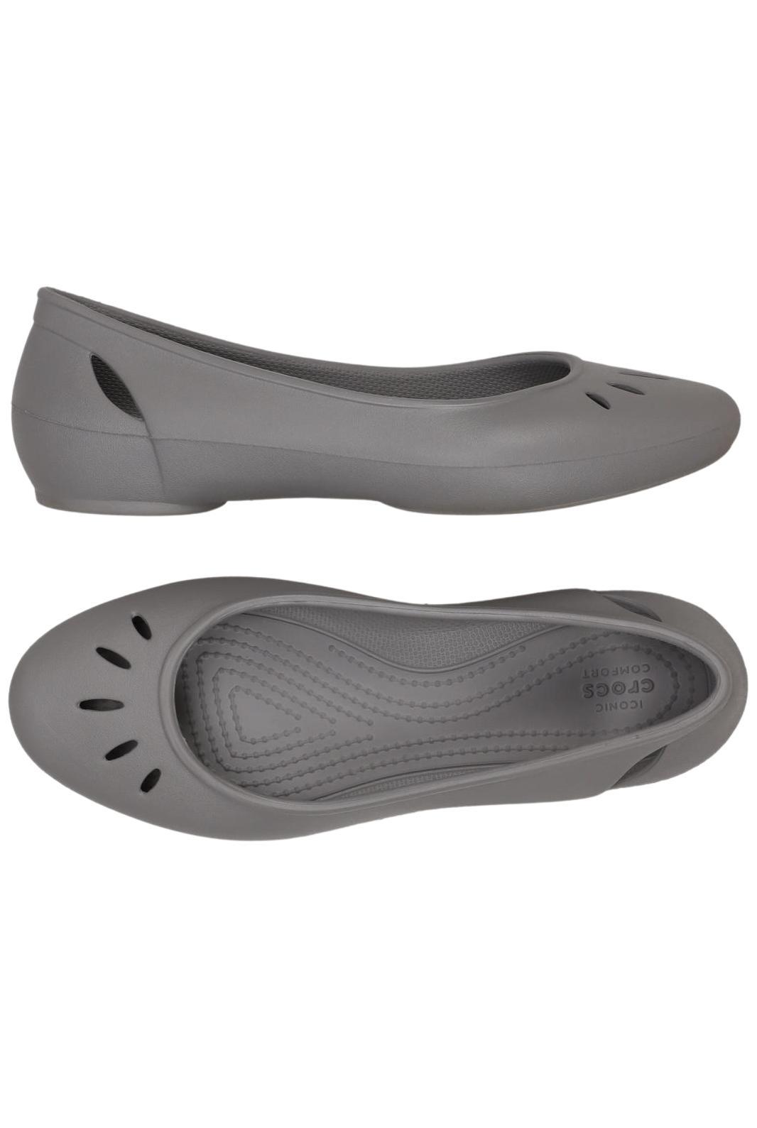 

Crocs Damen Ballerinas, grau, Gr. 7