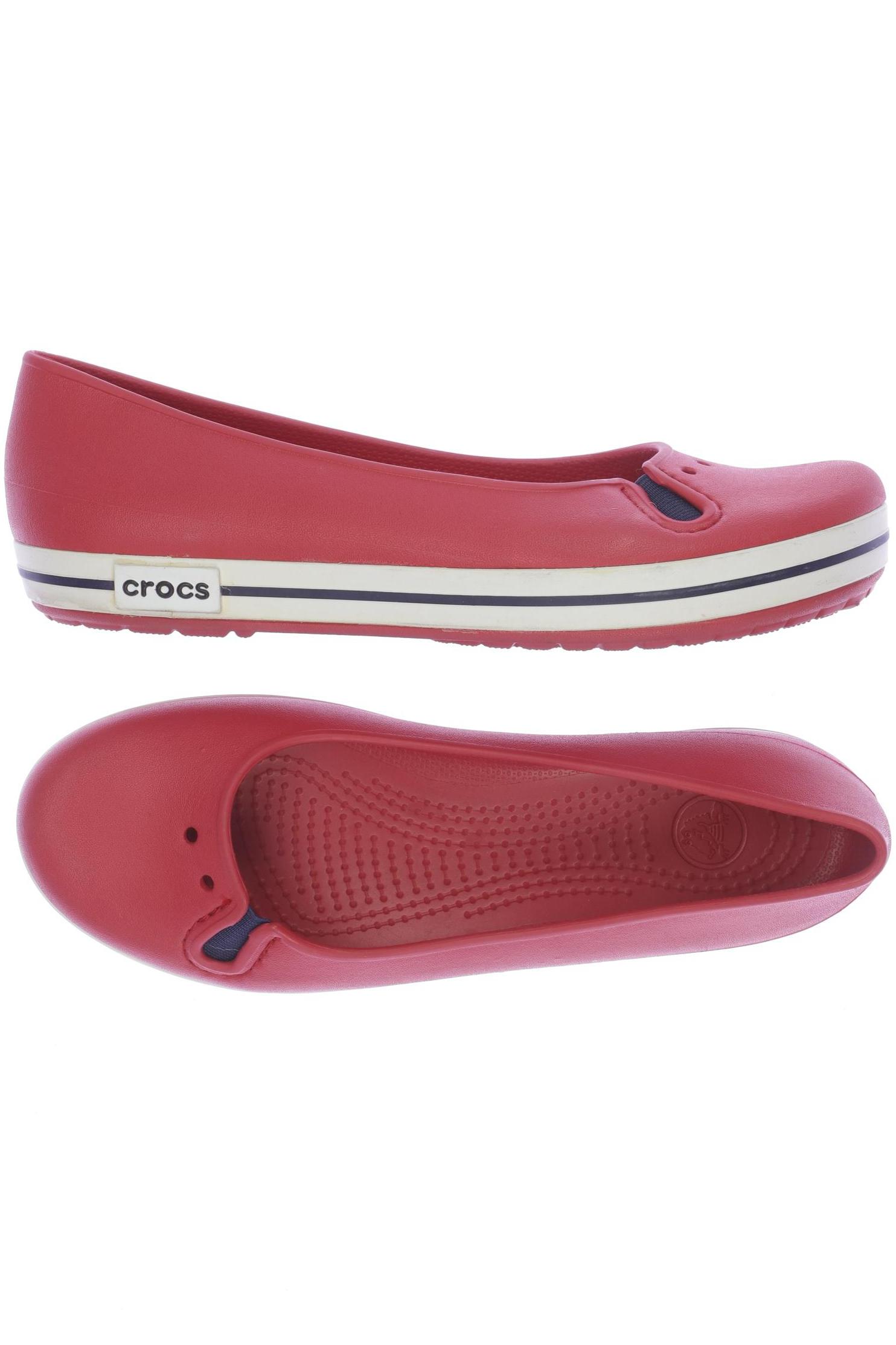 

Crocs Damen Ballerinas, rot, Gr. 10
