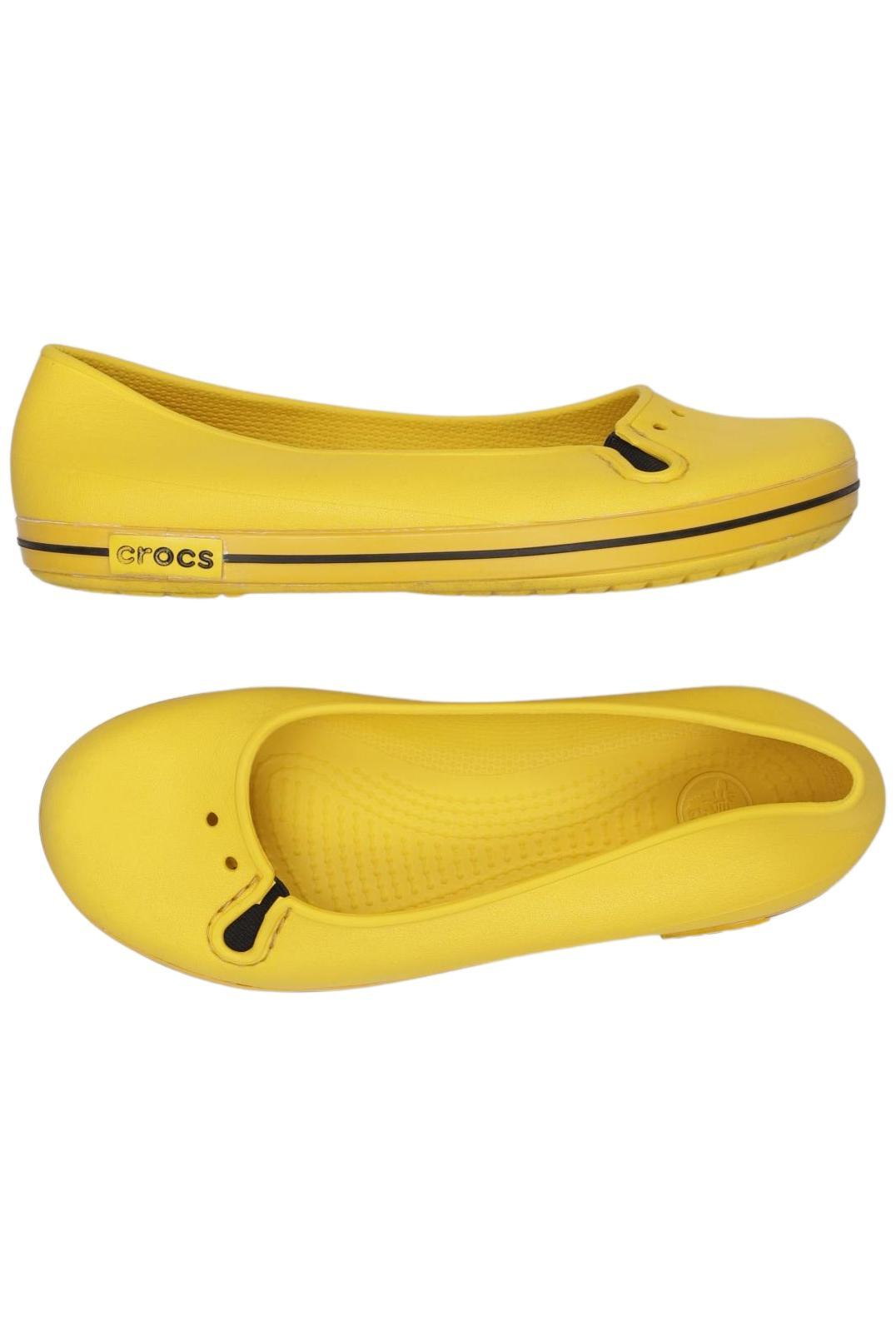 

Crocs Damen Ballerinas, gelb, Gr. 5