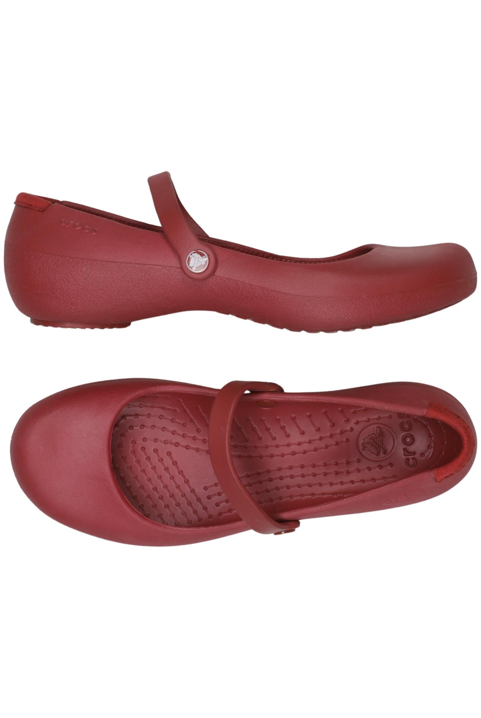 

Crocs Damen Ballerinas, rot, Gr. 6