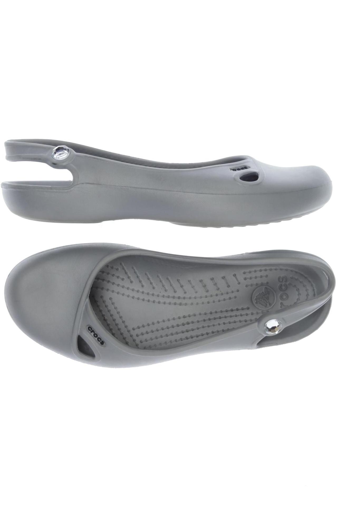 

Crocs Damen Ballerinas, grau, Gr. 7