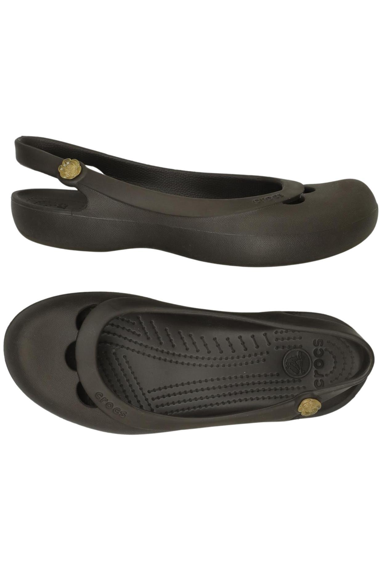 

Crocs Damen Ballerinas, braun, Gr. 8