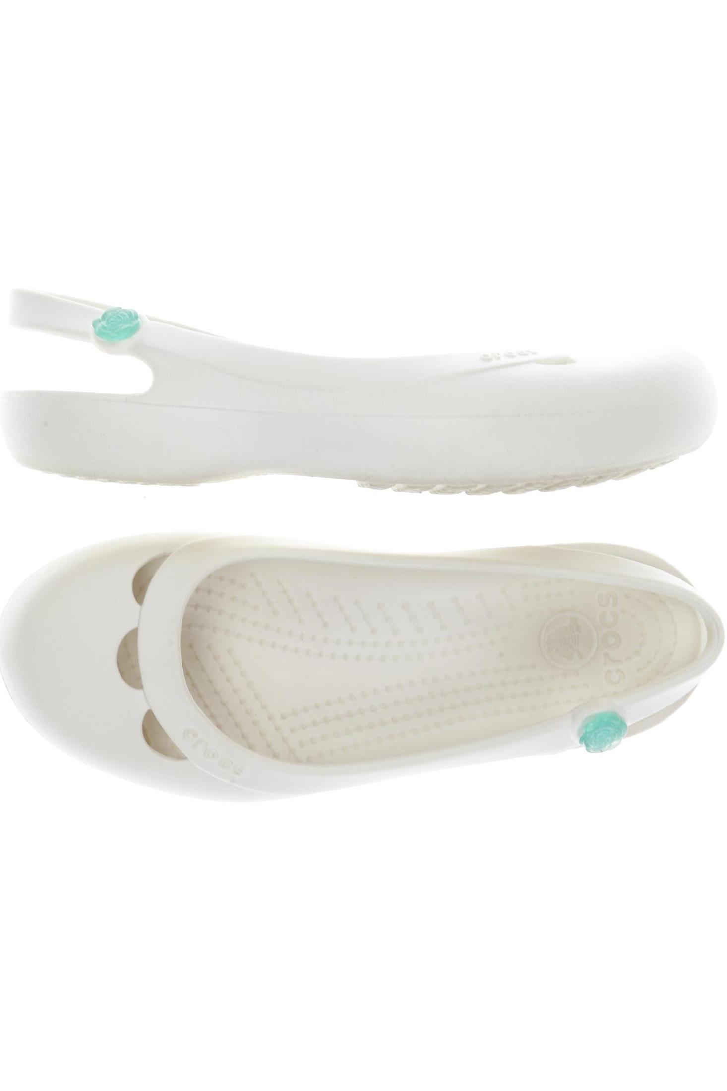 

Crocs Damen Ballerinas, weiß, Gr. 6