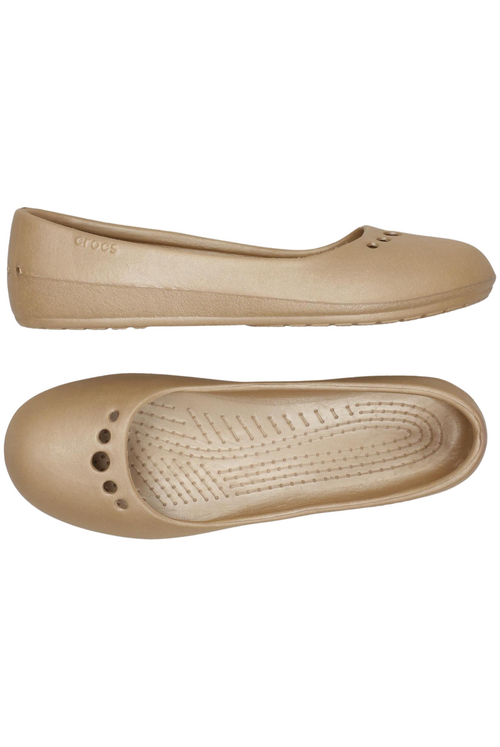 

Crocs Damen Ballerinas, beige, Gr. 10