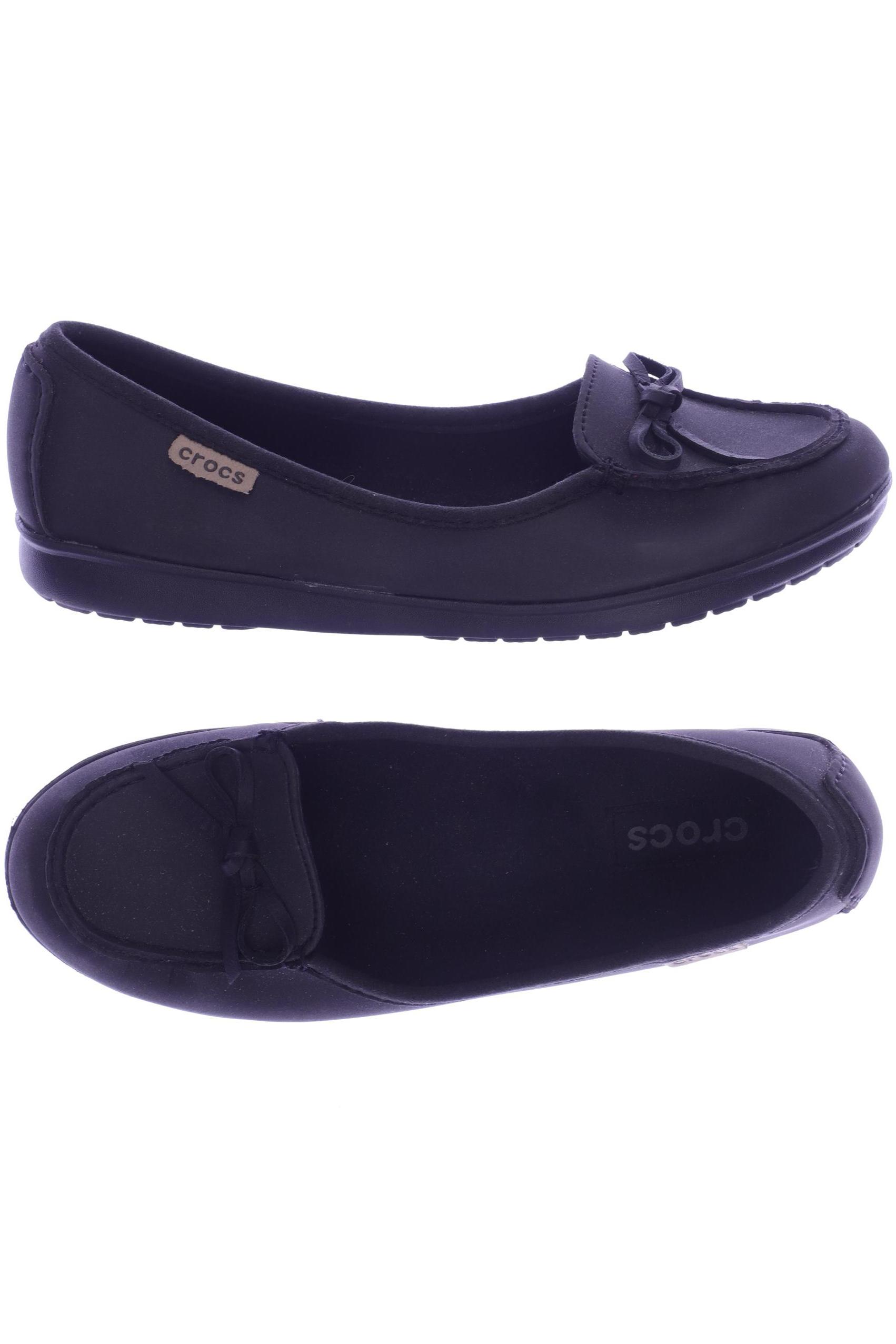 

Crocs Damen Ballerinas, schwarz
