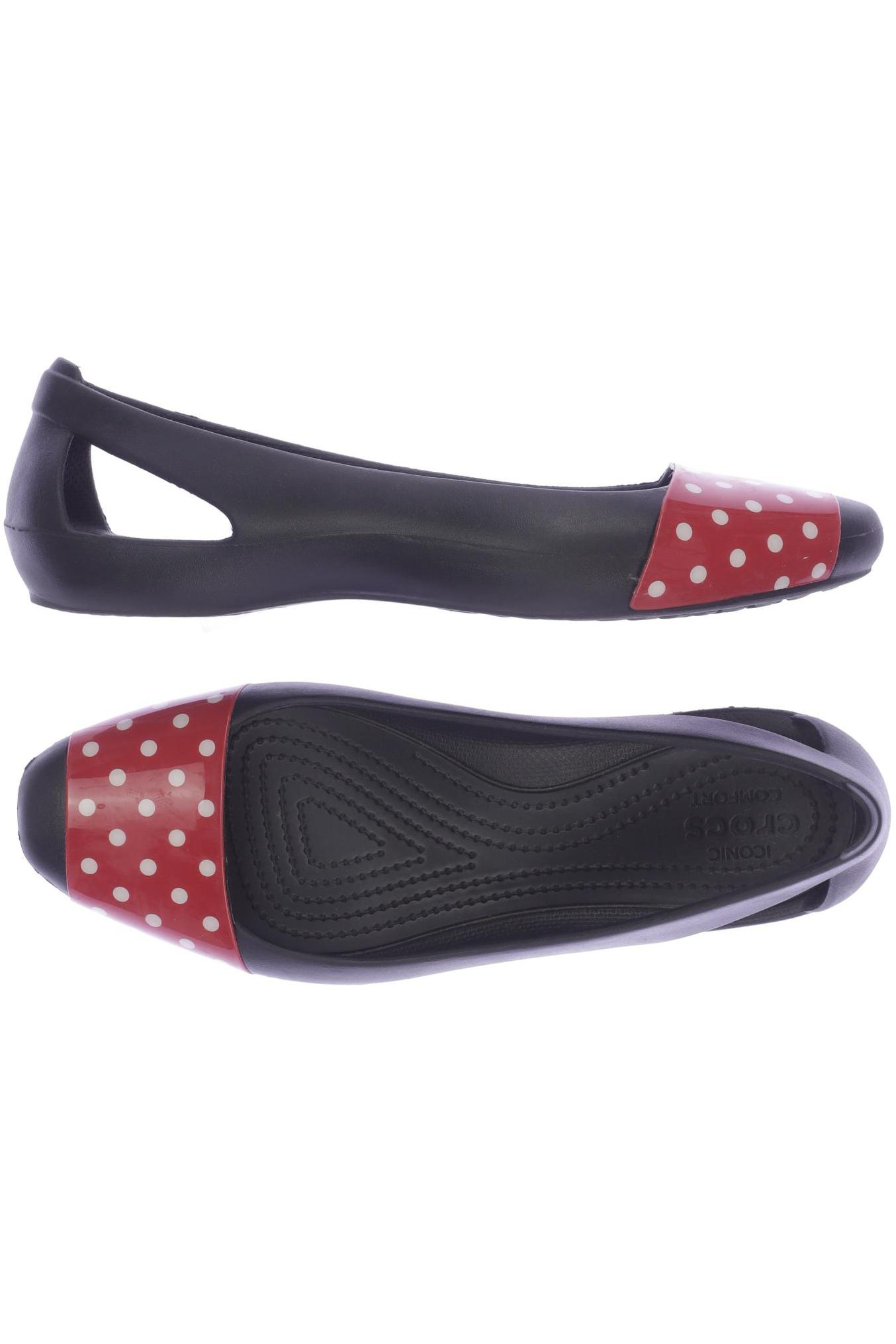 

Crocs Damen Ballerinas, schwarz