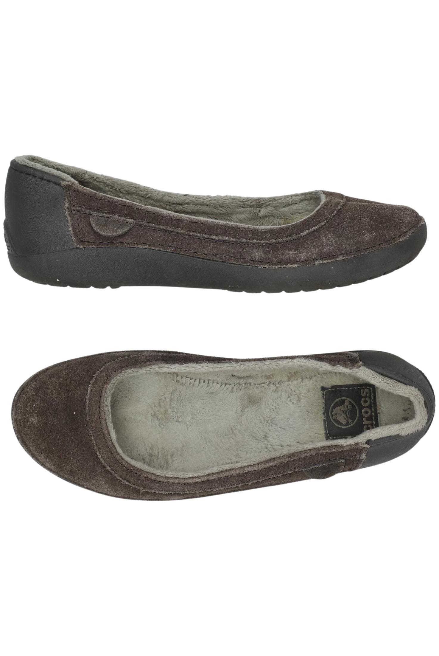 

Crocs Damen Ballerinas, braun, Gr. 8