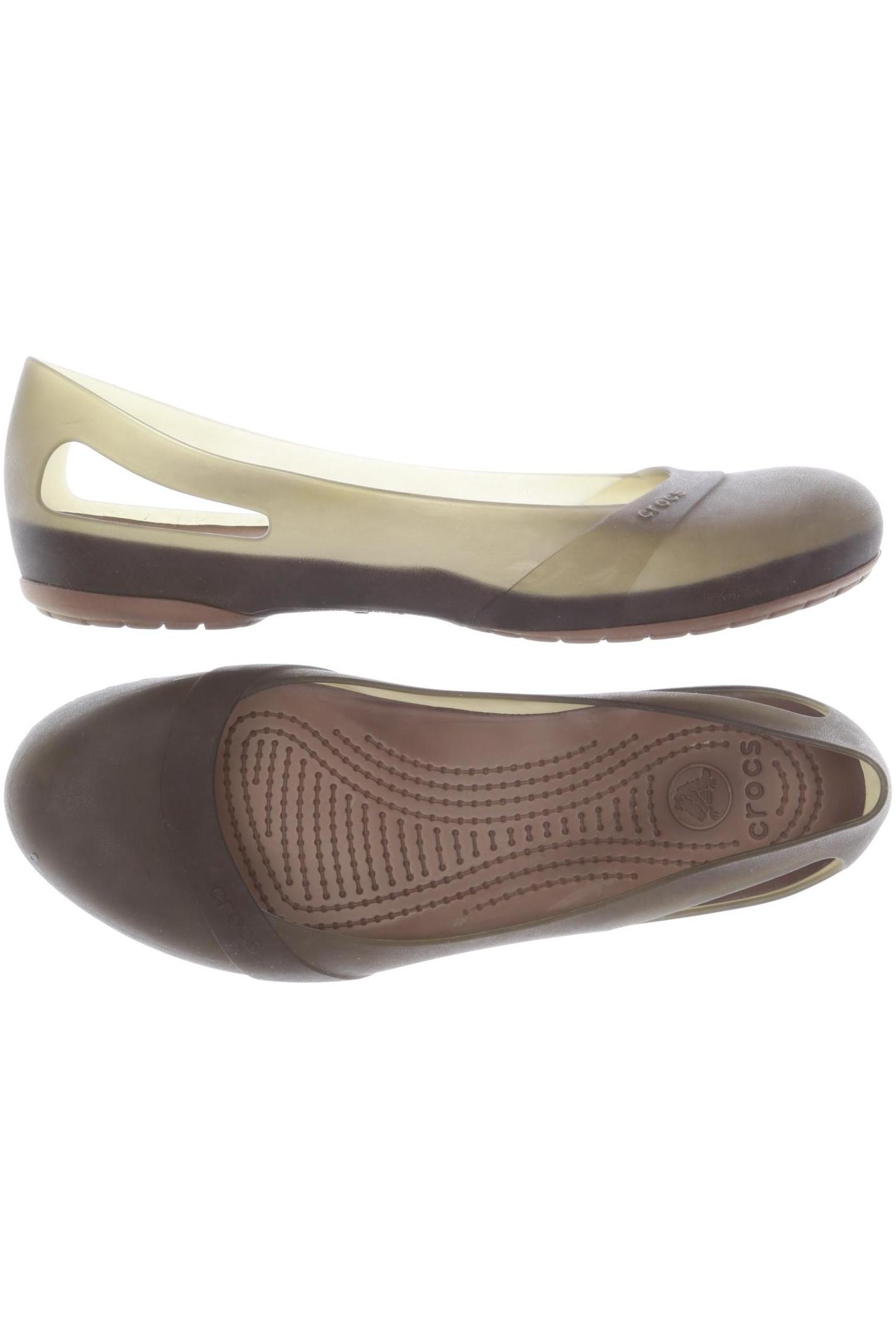 

Crocs Damen Ballerinas, braun, Gr. 8