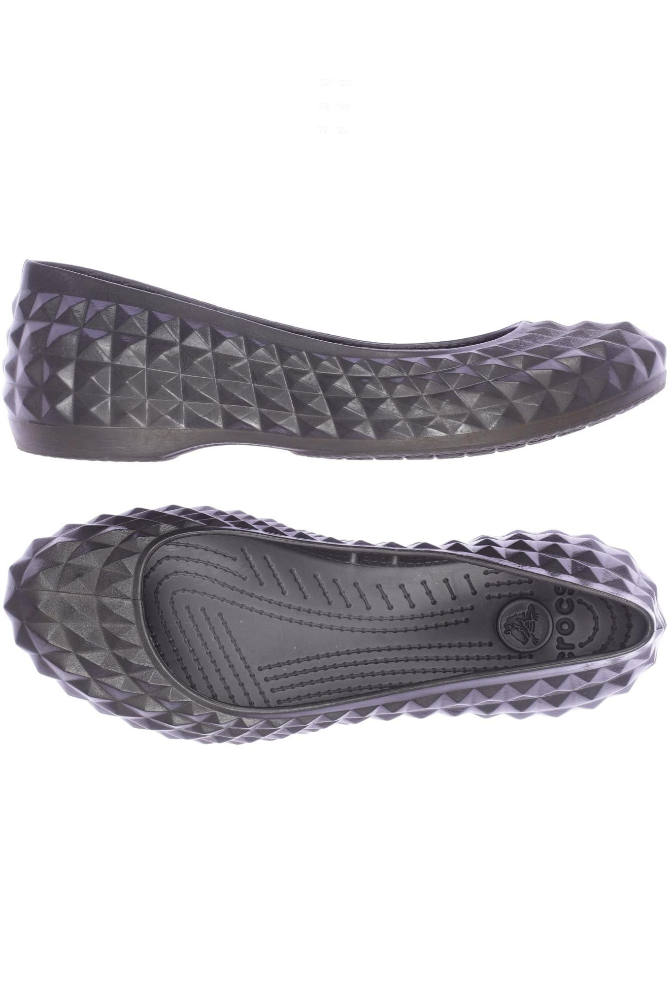 

Crocs Damen Ballerinas, grau, Gr. 8