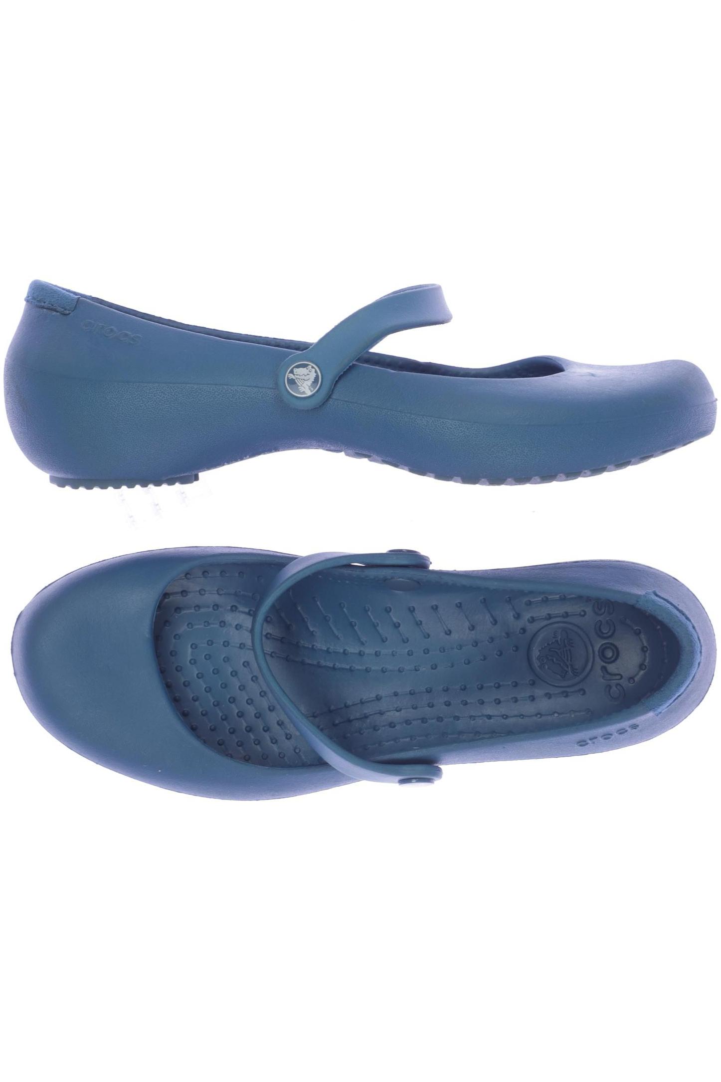 

Crocs Damen Ballerinas, blau, Gr. 4