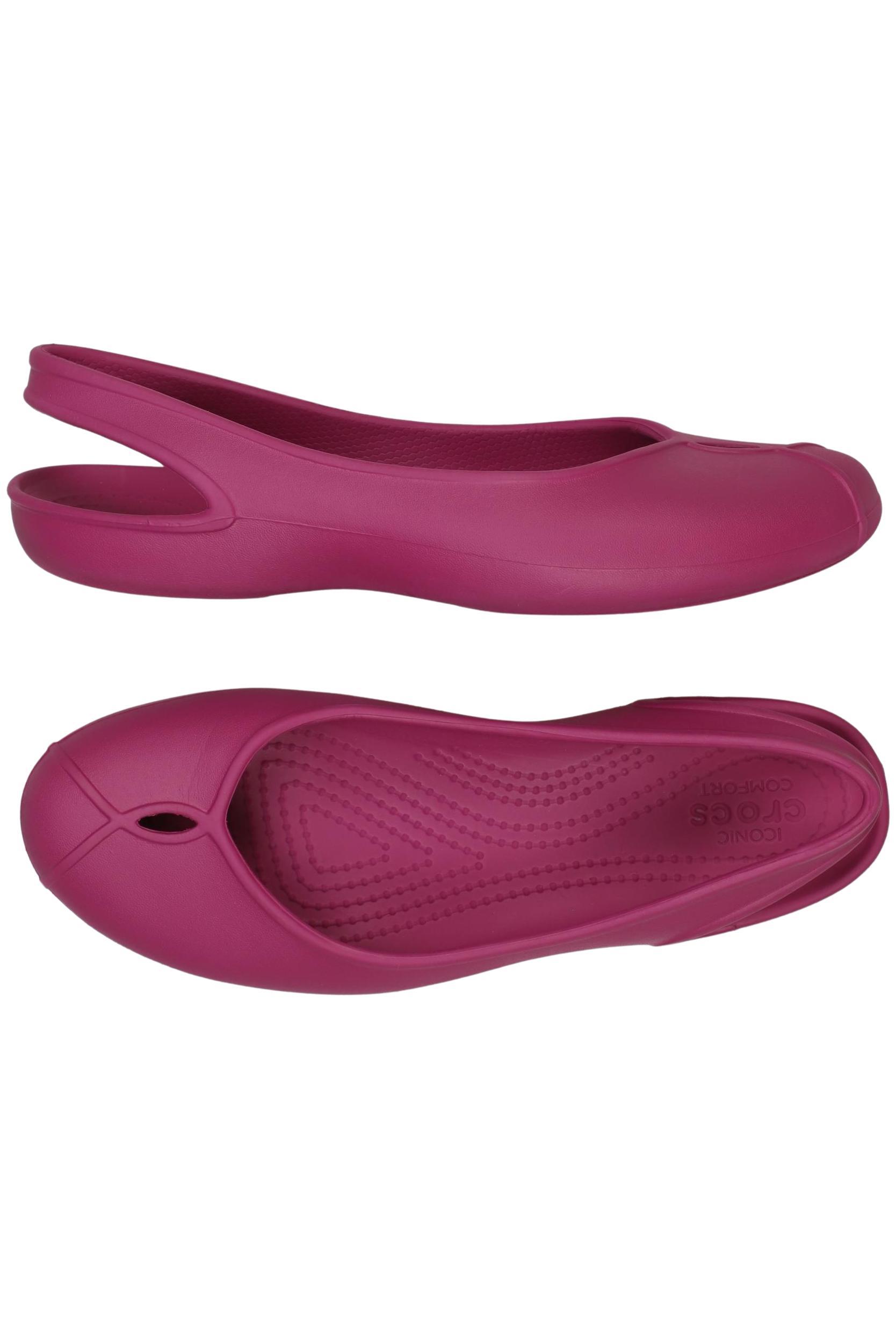 

Crocs Damen Ballerinas, pink, Gr. 7