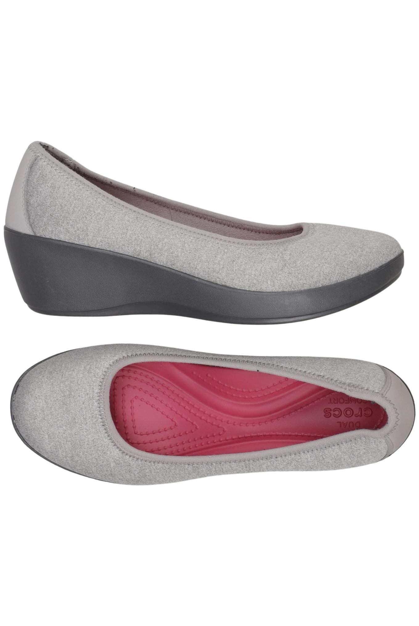 

Crocs Damen Ballerinas, grau, Gr. 7