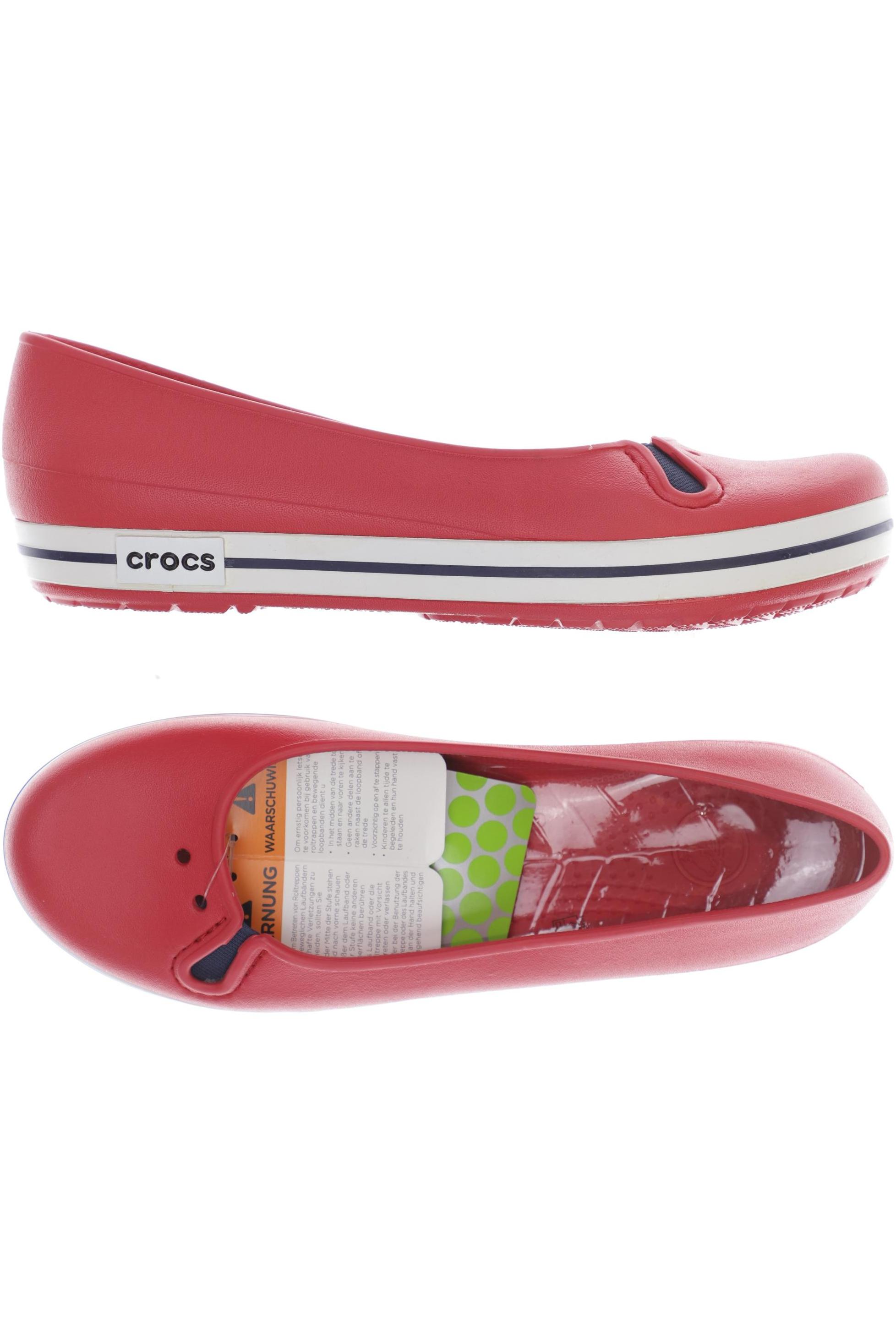 

Crocs Damen Ballerinas, rot, Gr. 10