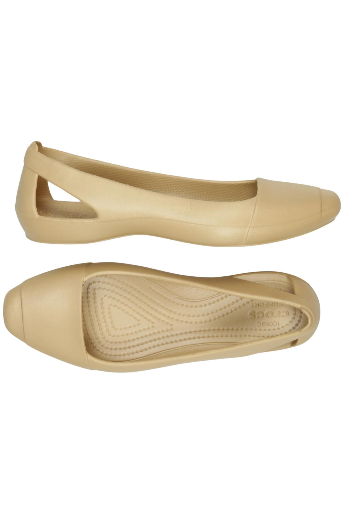 

Crocs Damen Ballerinas, beige, Gr. 8