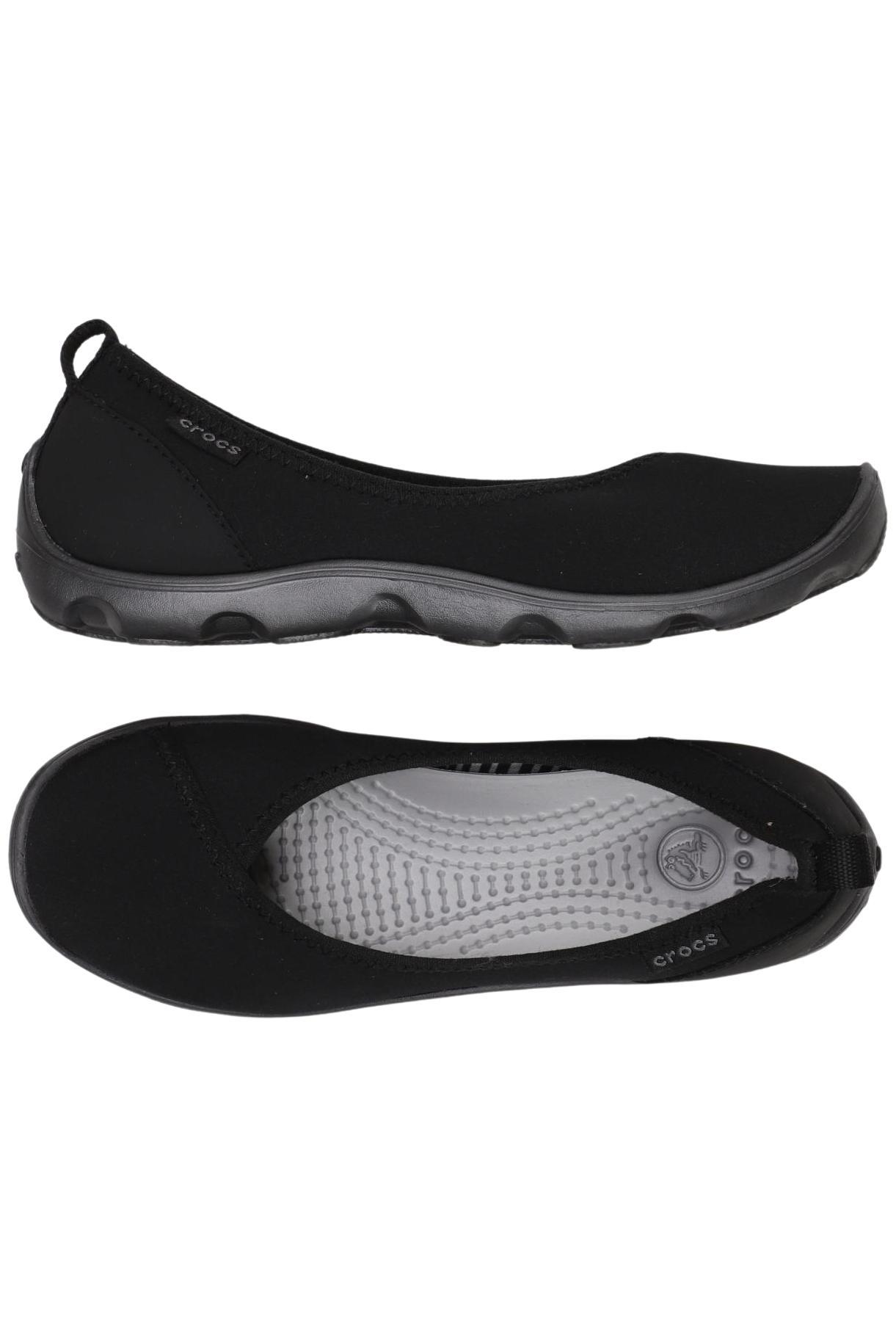 

Crocs Damen Ballerinas, schwarz, Gr. 5