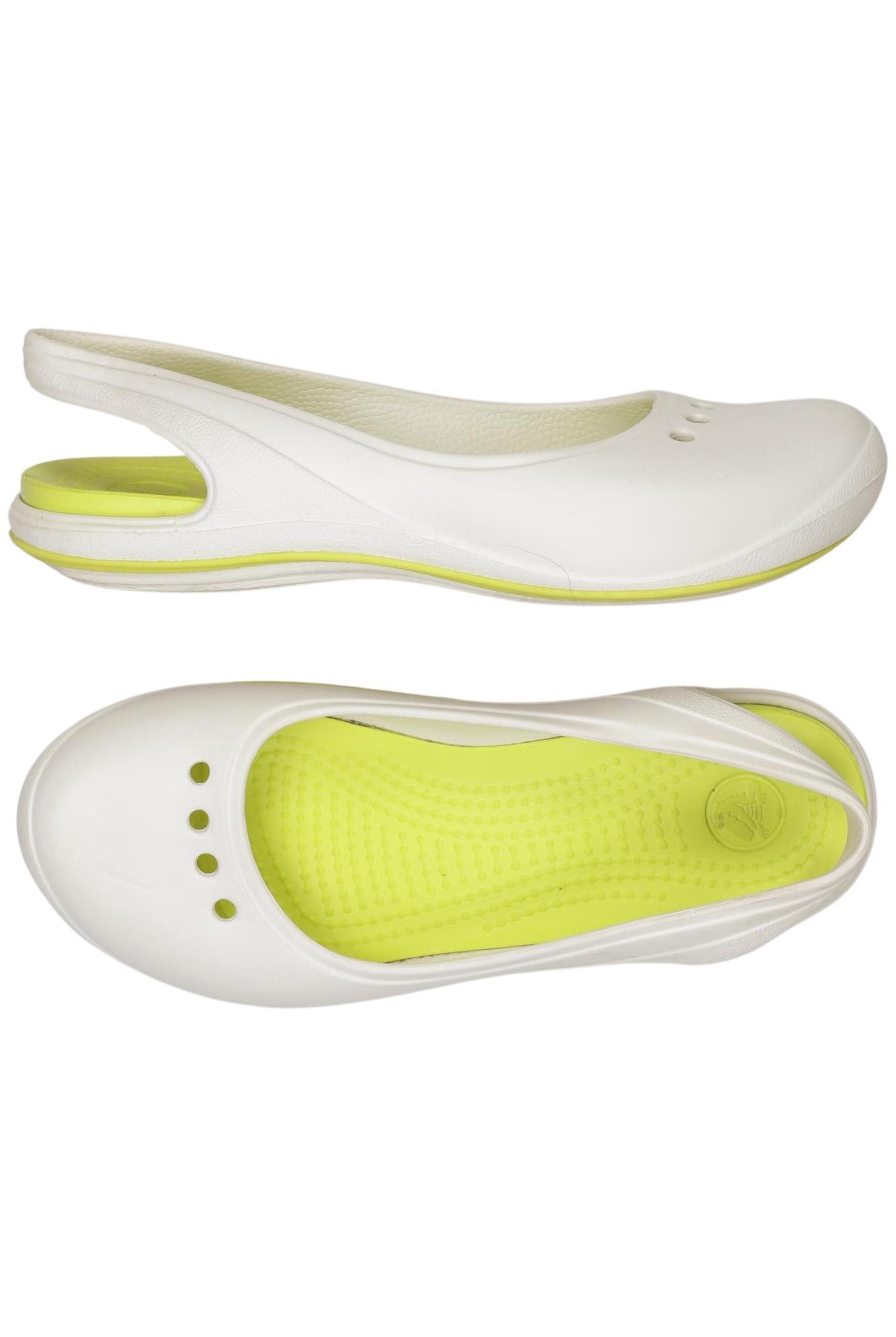 

Crocs Damen Ballerinas, weiß, Gr. 5