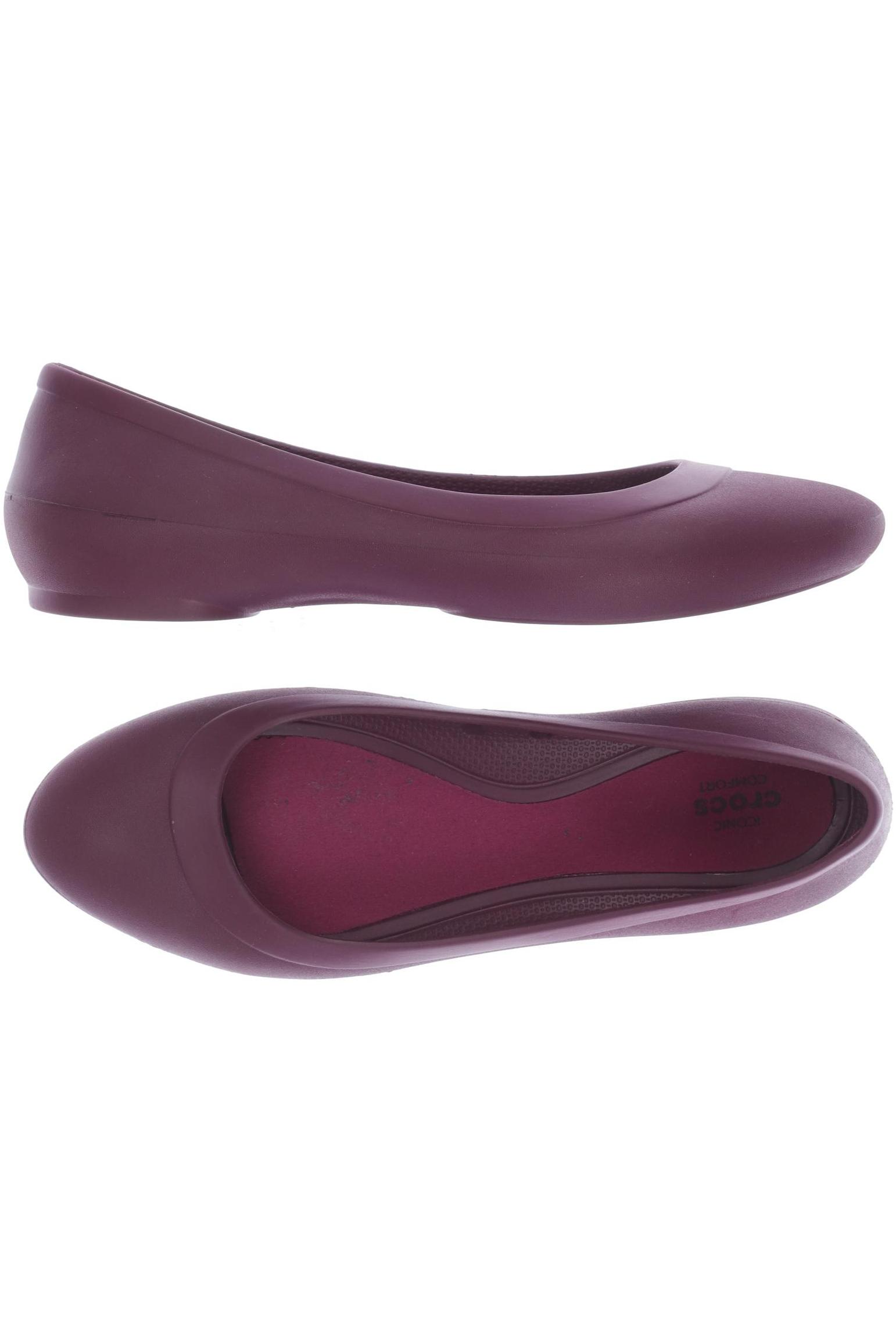 

Crocs Damen Ballerinas, bordeaux, Gr. 7