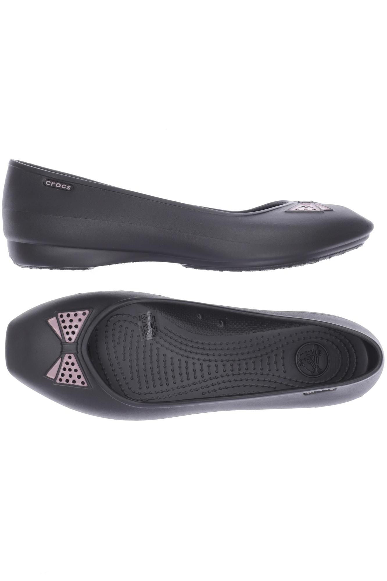 

Crocs Damen Ballerinas, grau, Gr. 8