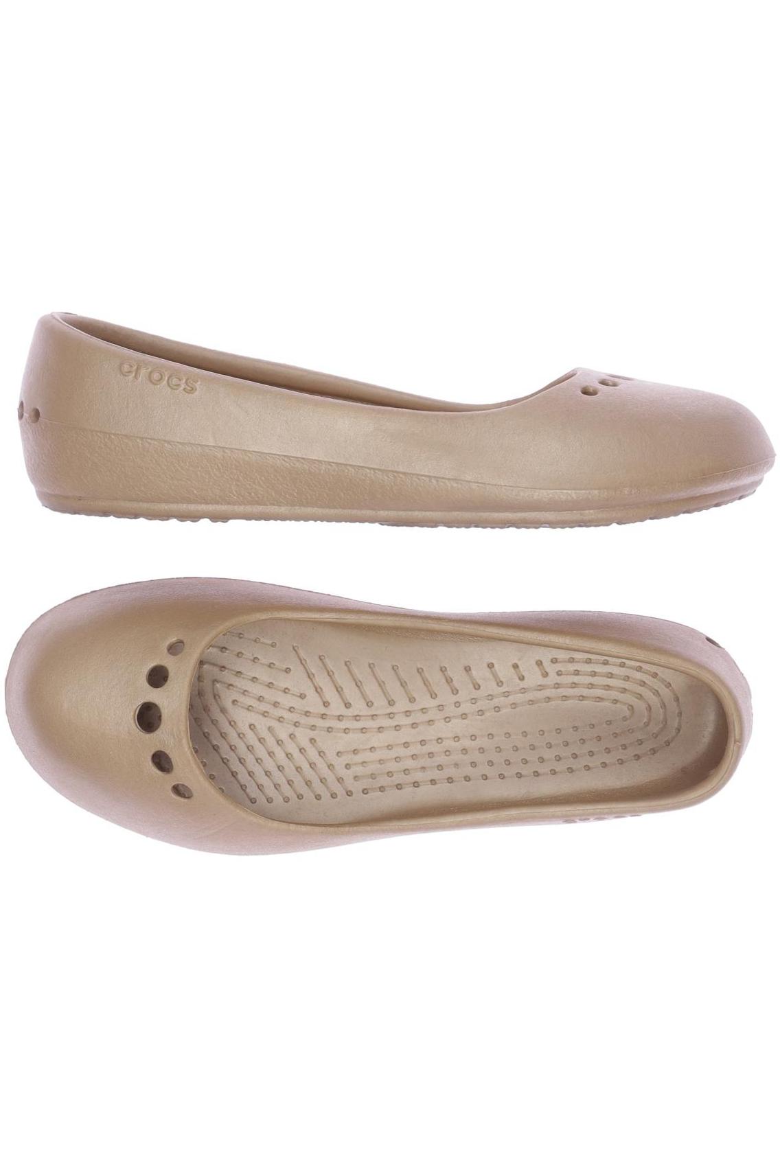 

Crocs Damen Ballerinas, beige, Gr. 5