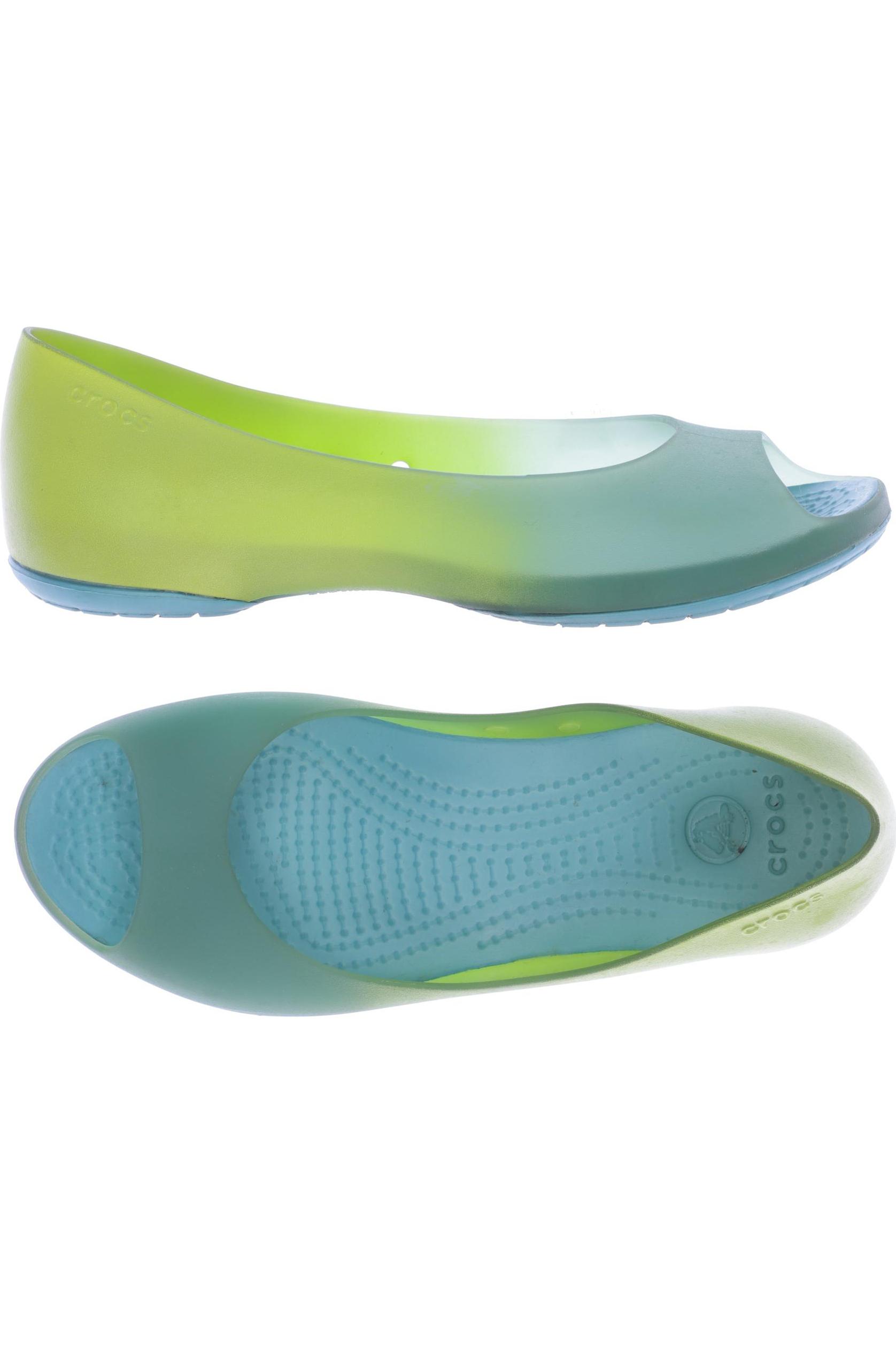 

Crocs Damen Ballerinas, türkis, Gr. 6