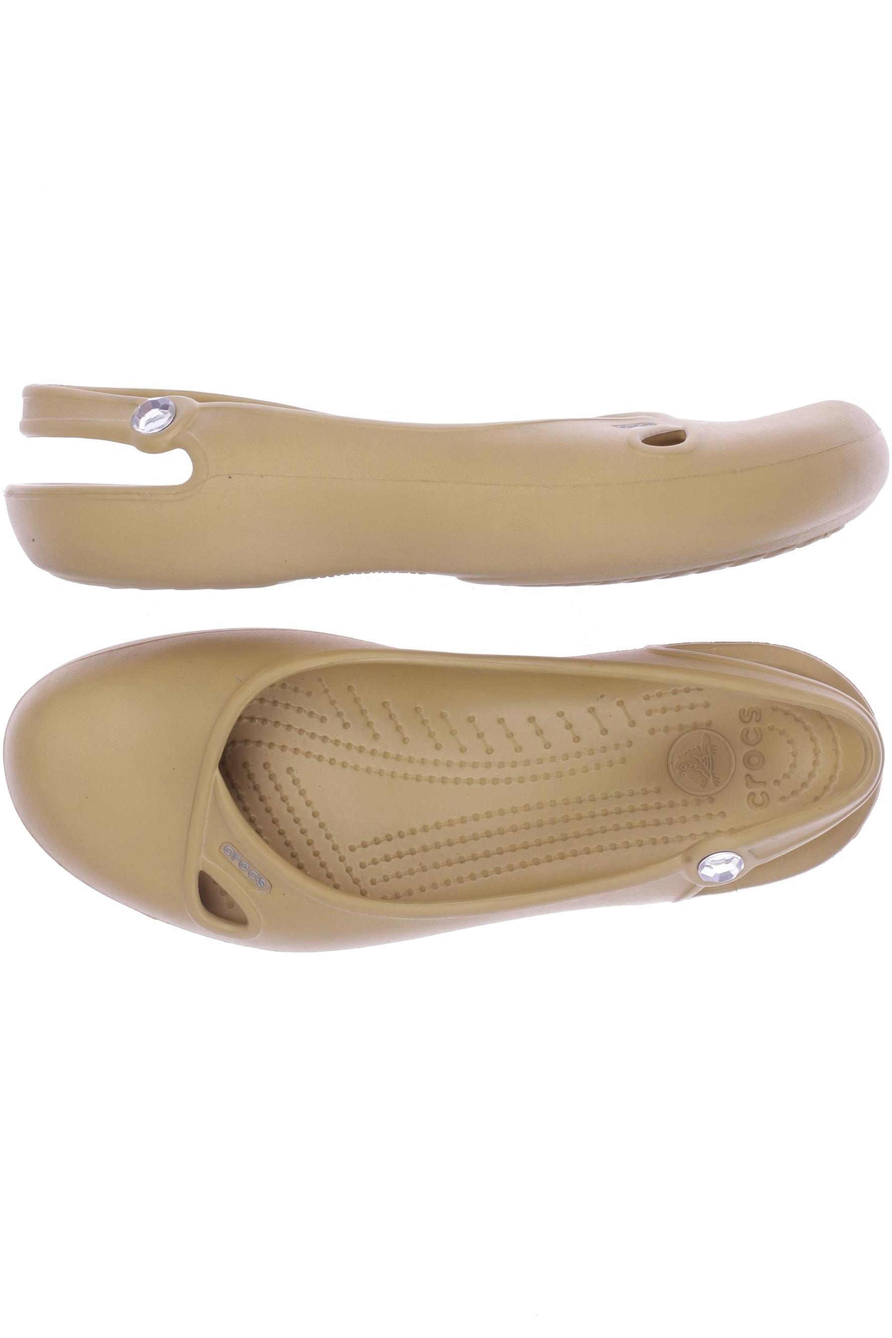 

Crocs Damen Ballerinas, beige, Gr. 10