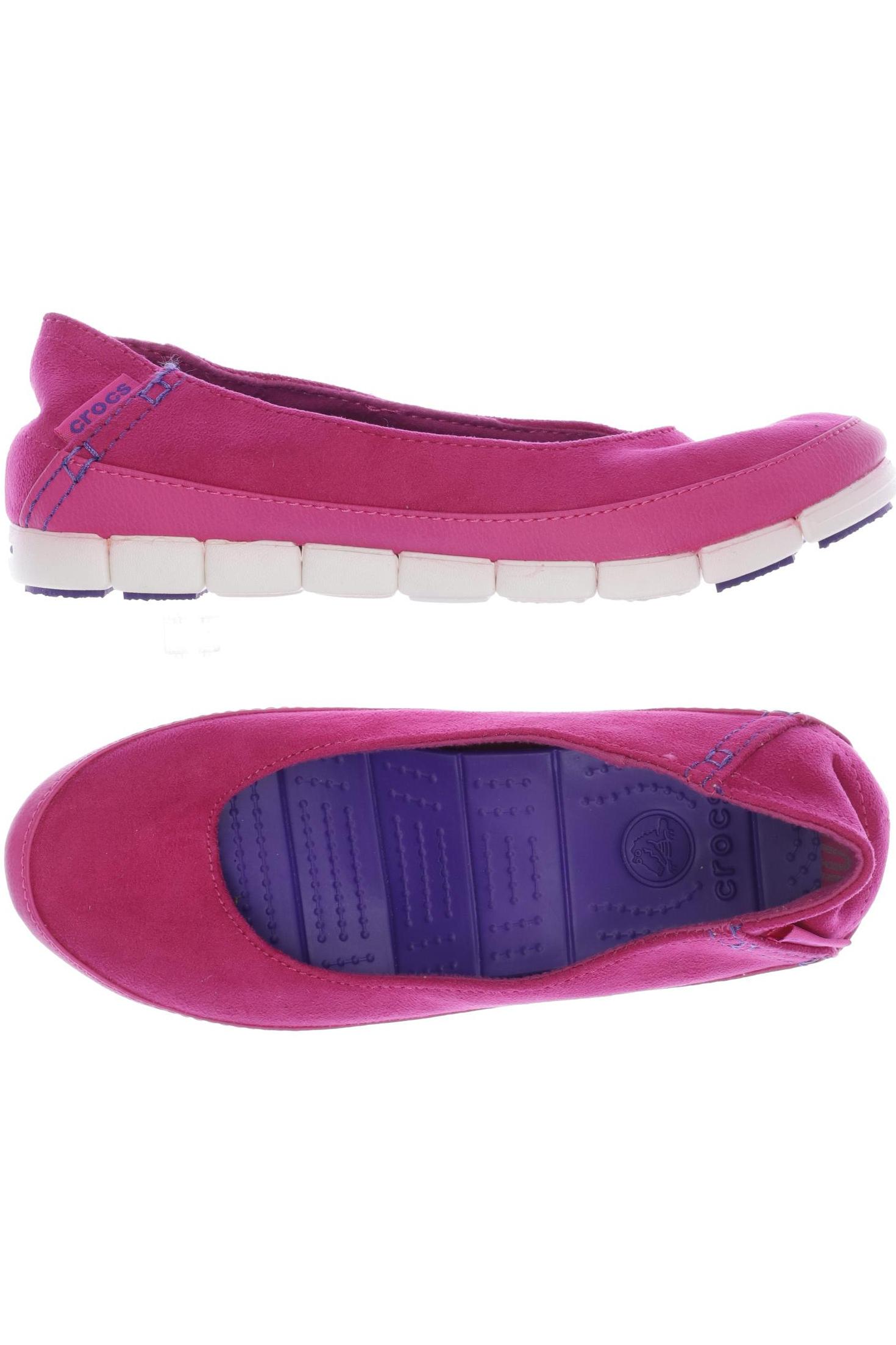 

Crocs Damen Ballerinas, pink, Gr. 6