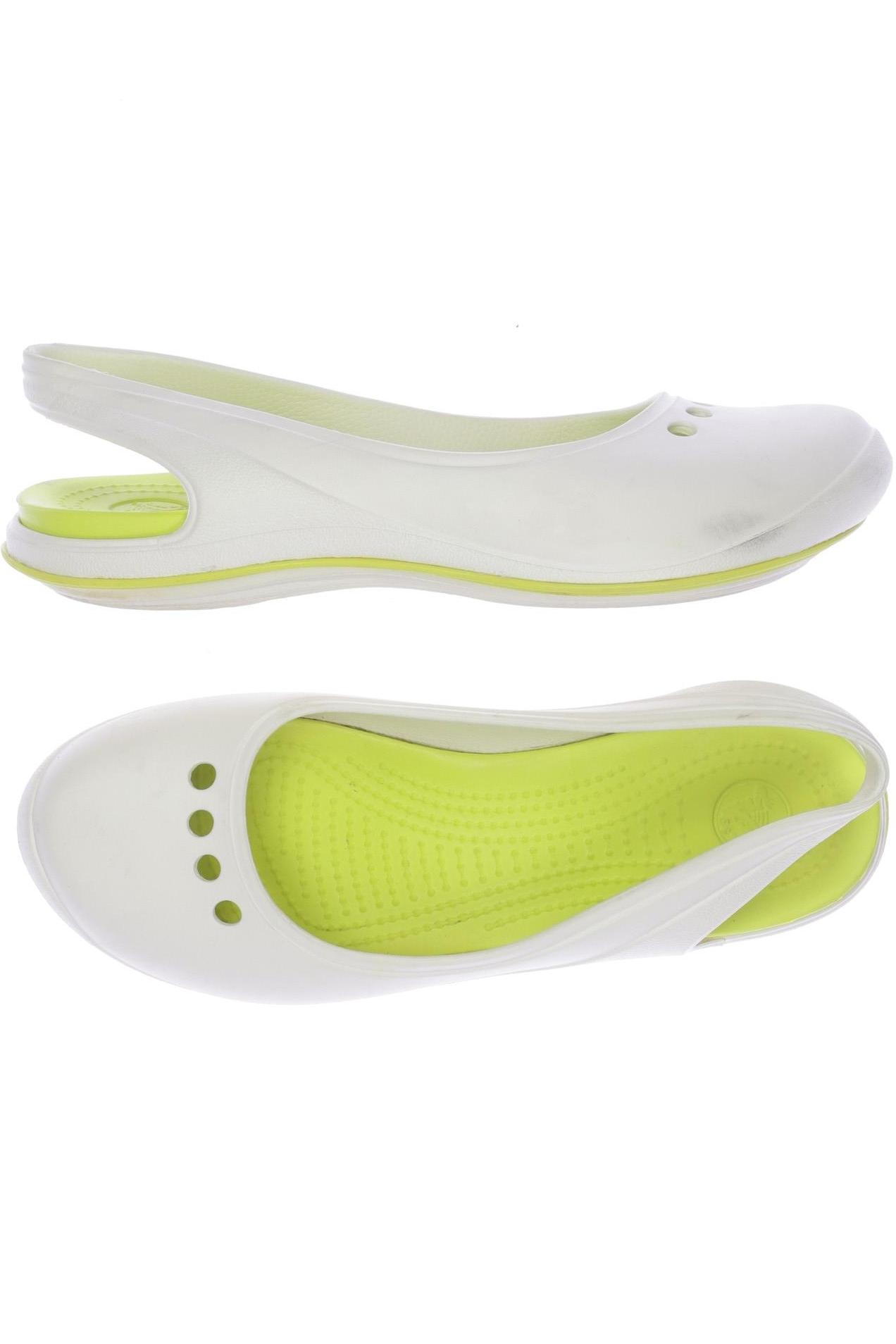 

Crocs Damen Ballerinas, cremeweiß, Gr. 10