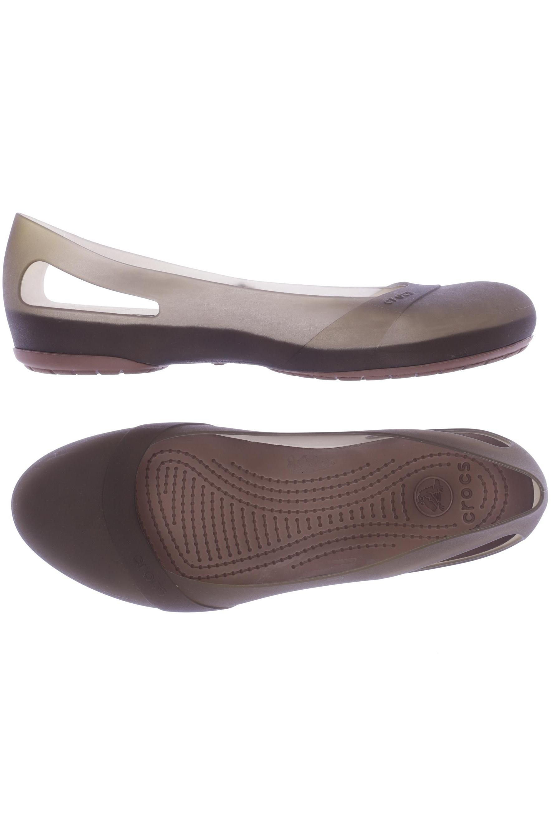 

Crocs Damen Ballerinas, braun