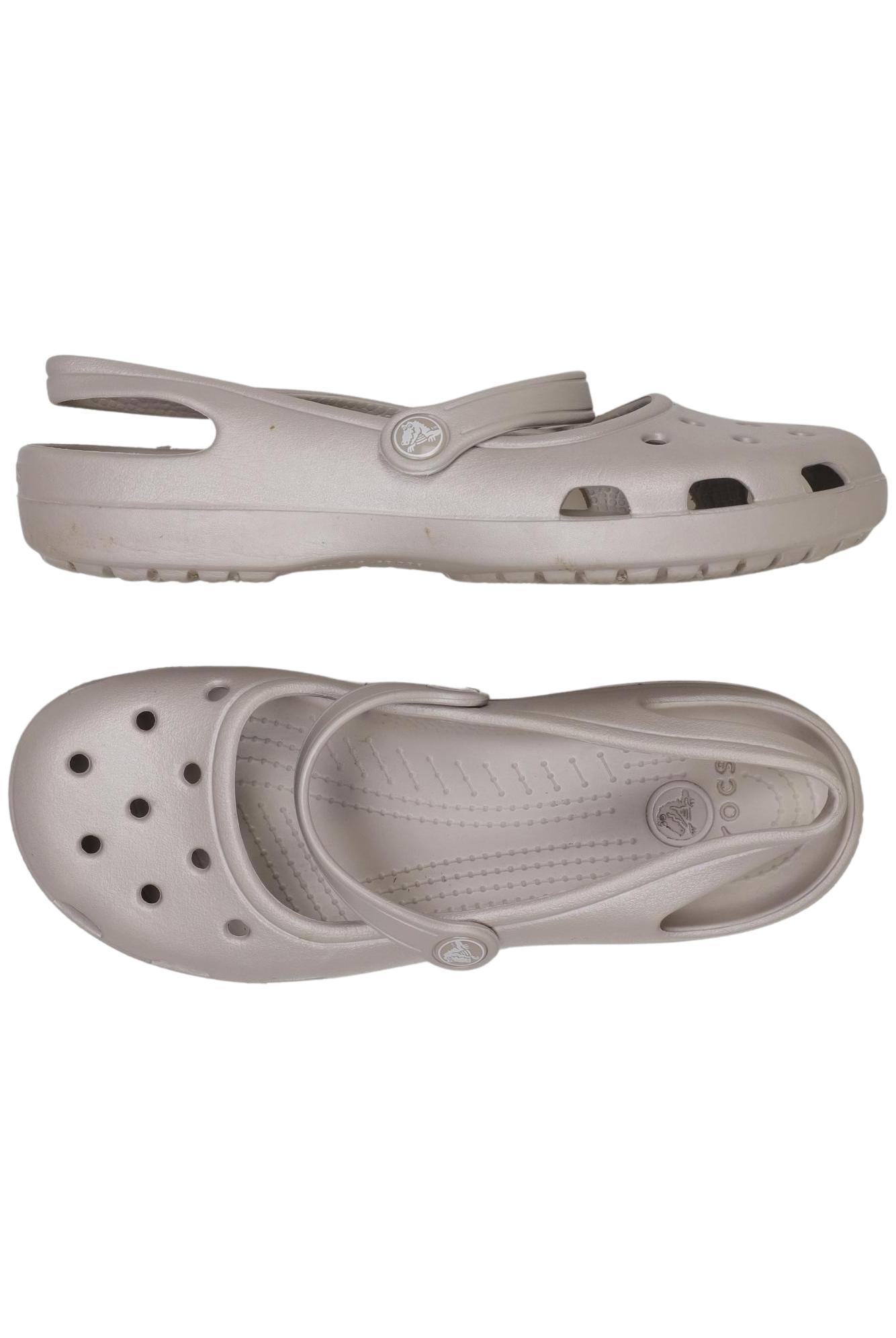 

Crocs Damen Ballerinas, grau, Gr. 8
