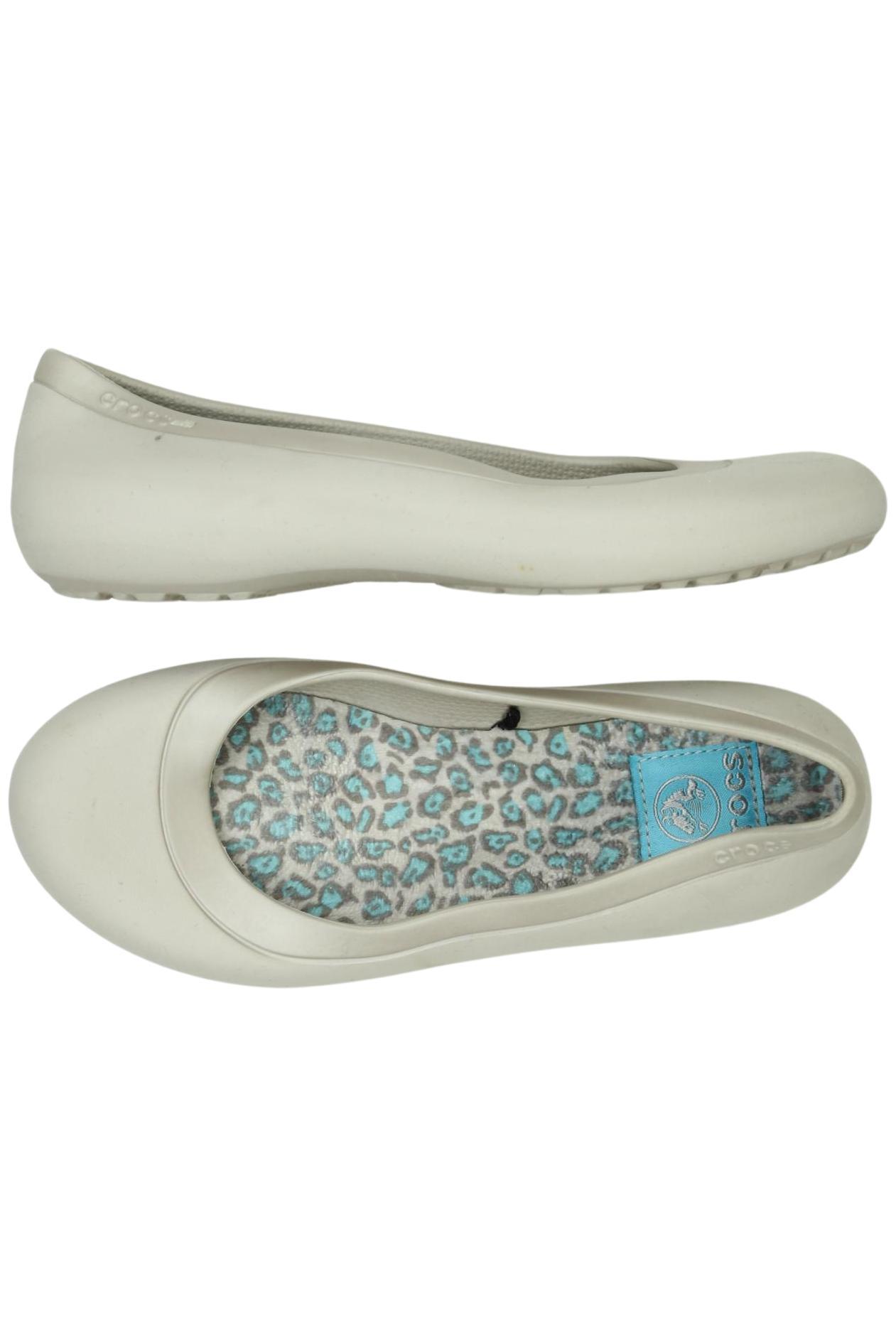 

Crocs Damen Ballerinas, cremeweiß, Gr. 6