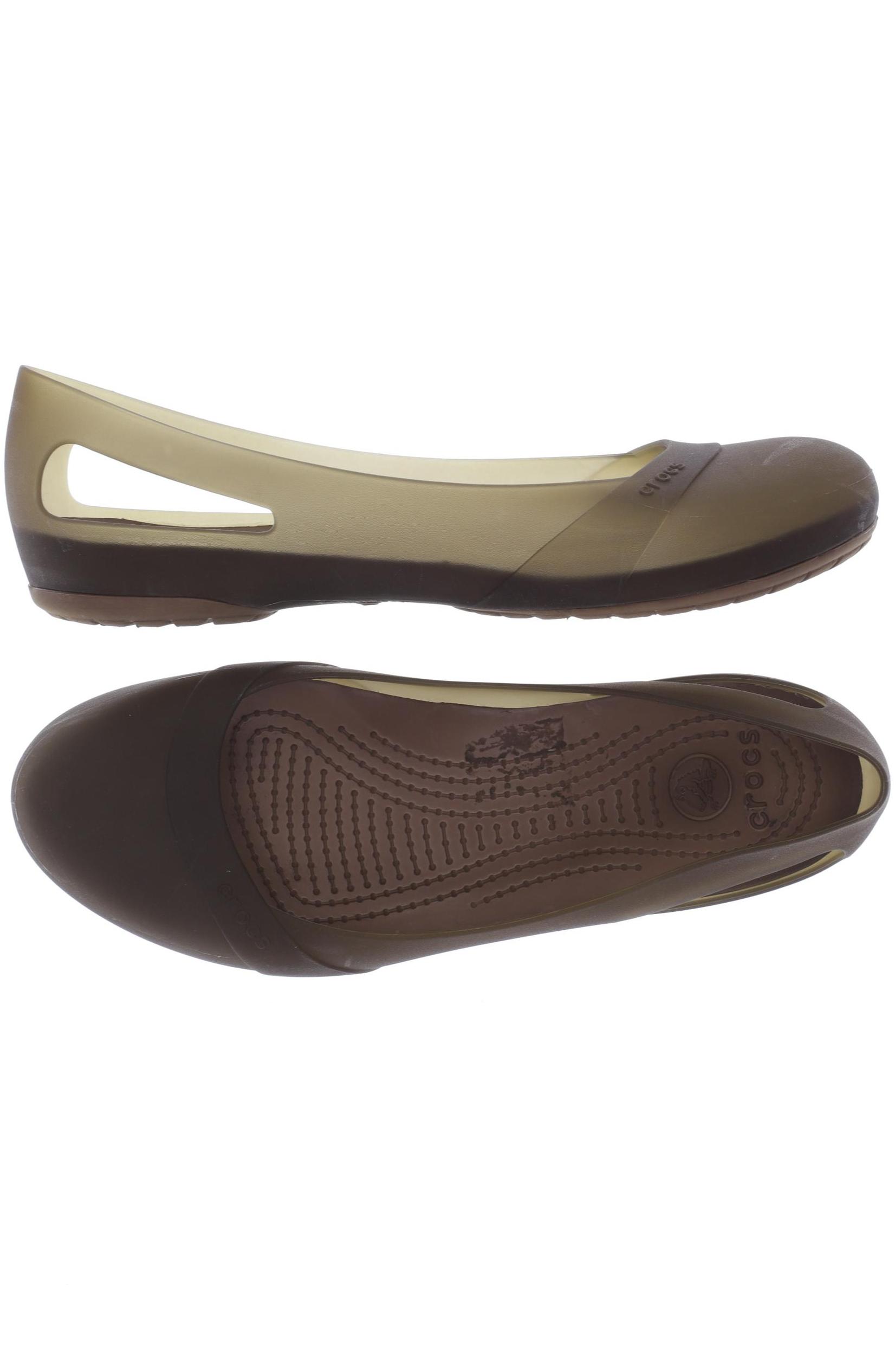 

Crocs Damen Ballerinas, braun