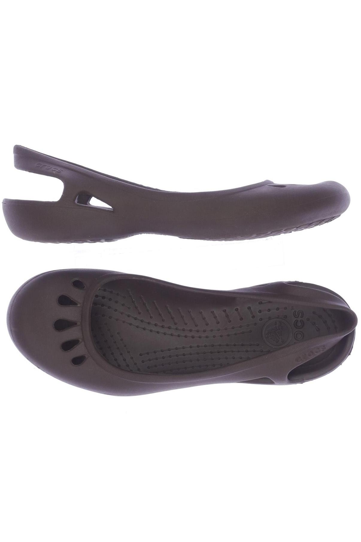 

Crocs Damen Ballerinas, braun, Gr. 7