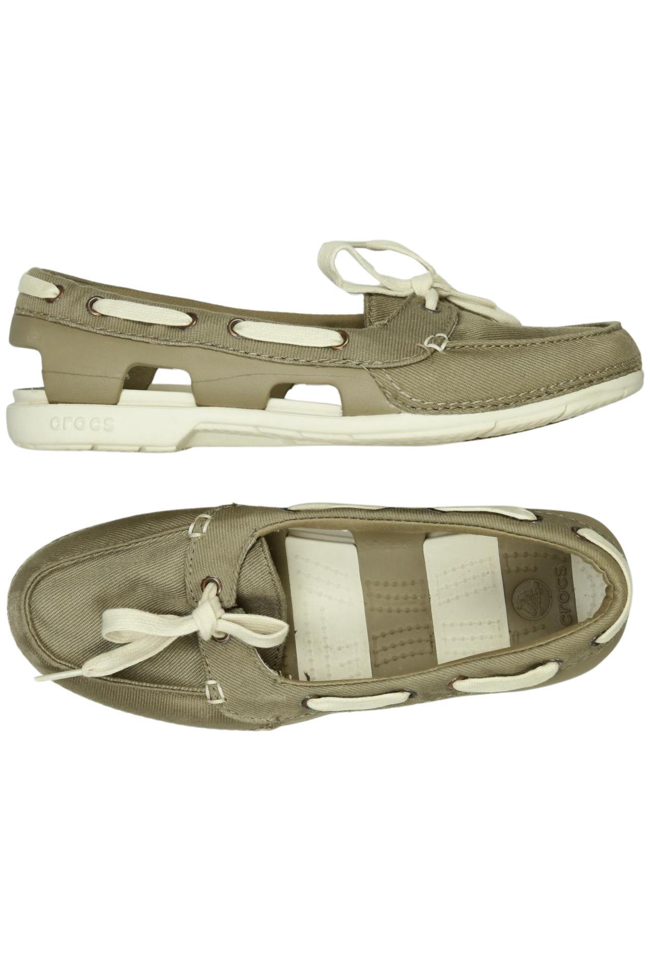 

Crocs Damen Halbschuh, beige, Gr. 7