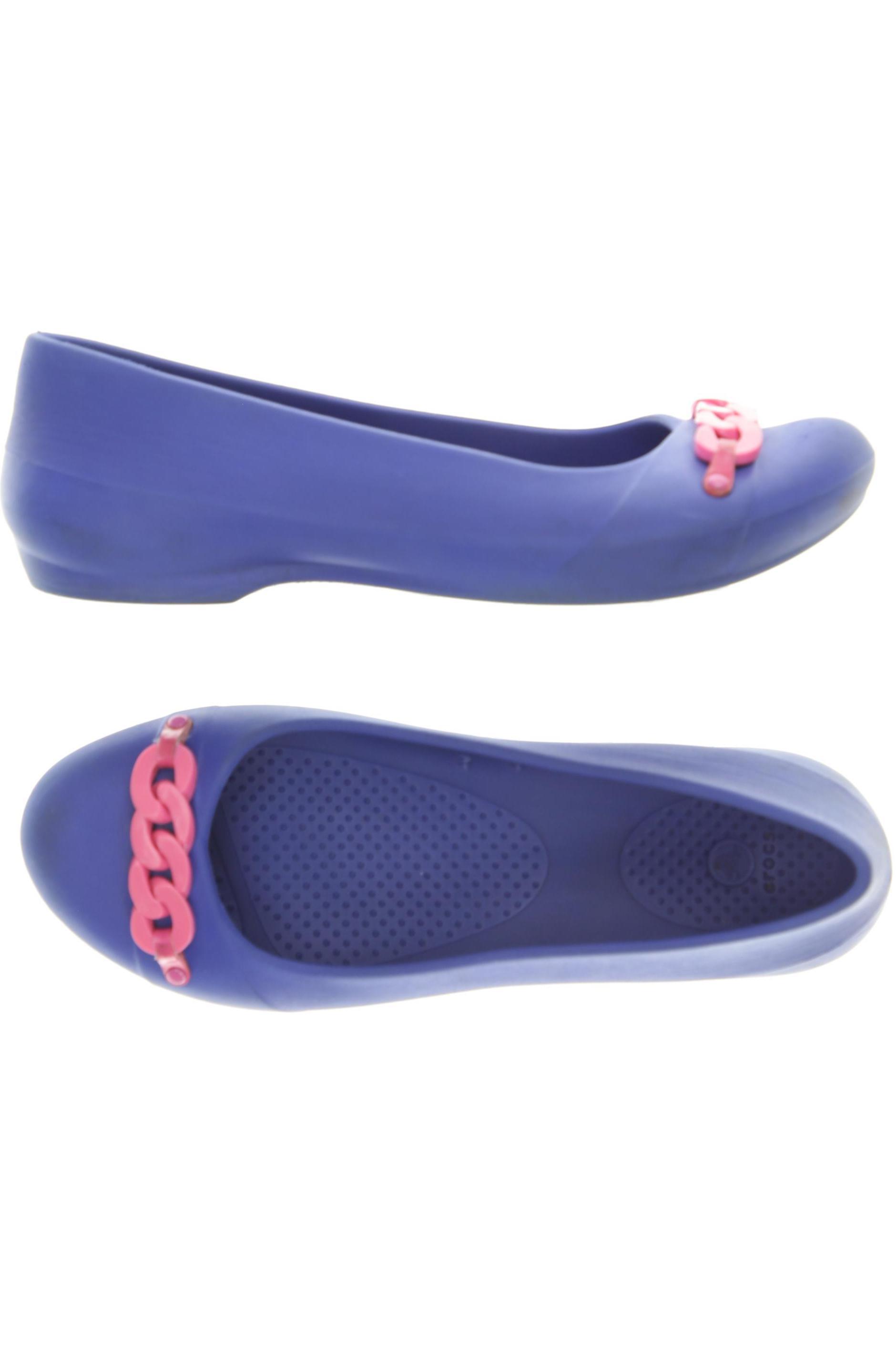 

Crocs Damen Ballerinas, blau, Gr. 8