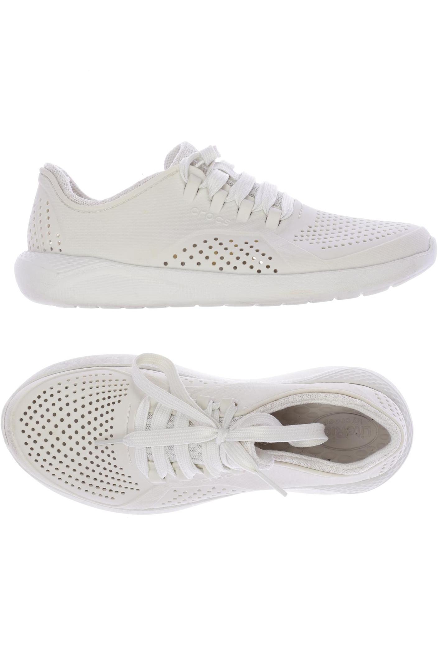 

Crocs Damen Halbschuh, cremeweiß, Gr. 7