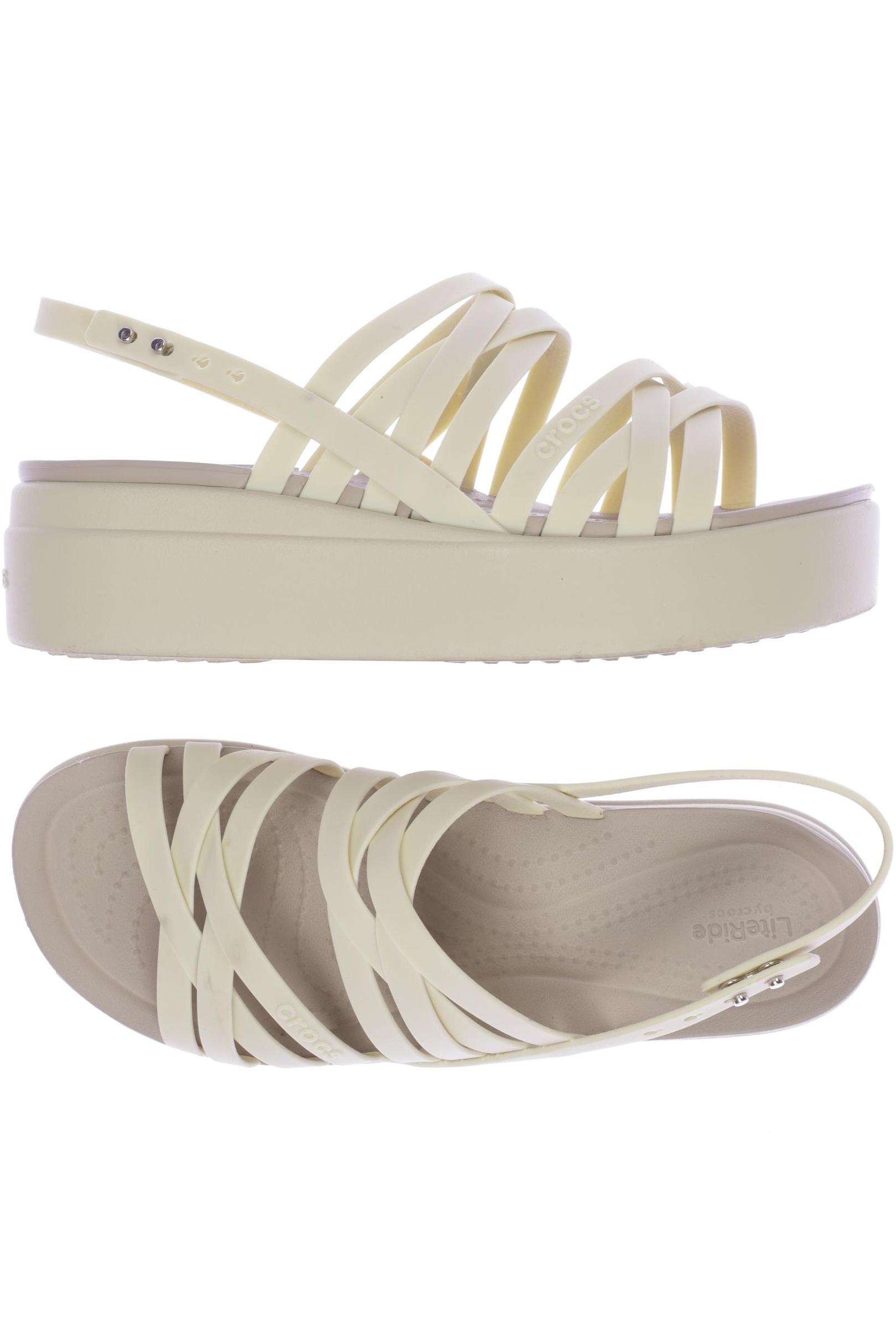 

Crocs Damen Sandale, beige, Gr. 7