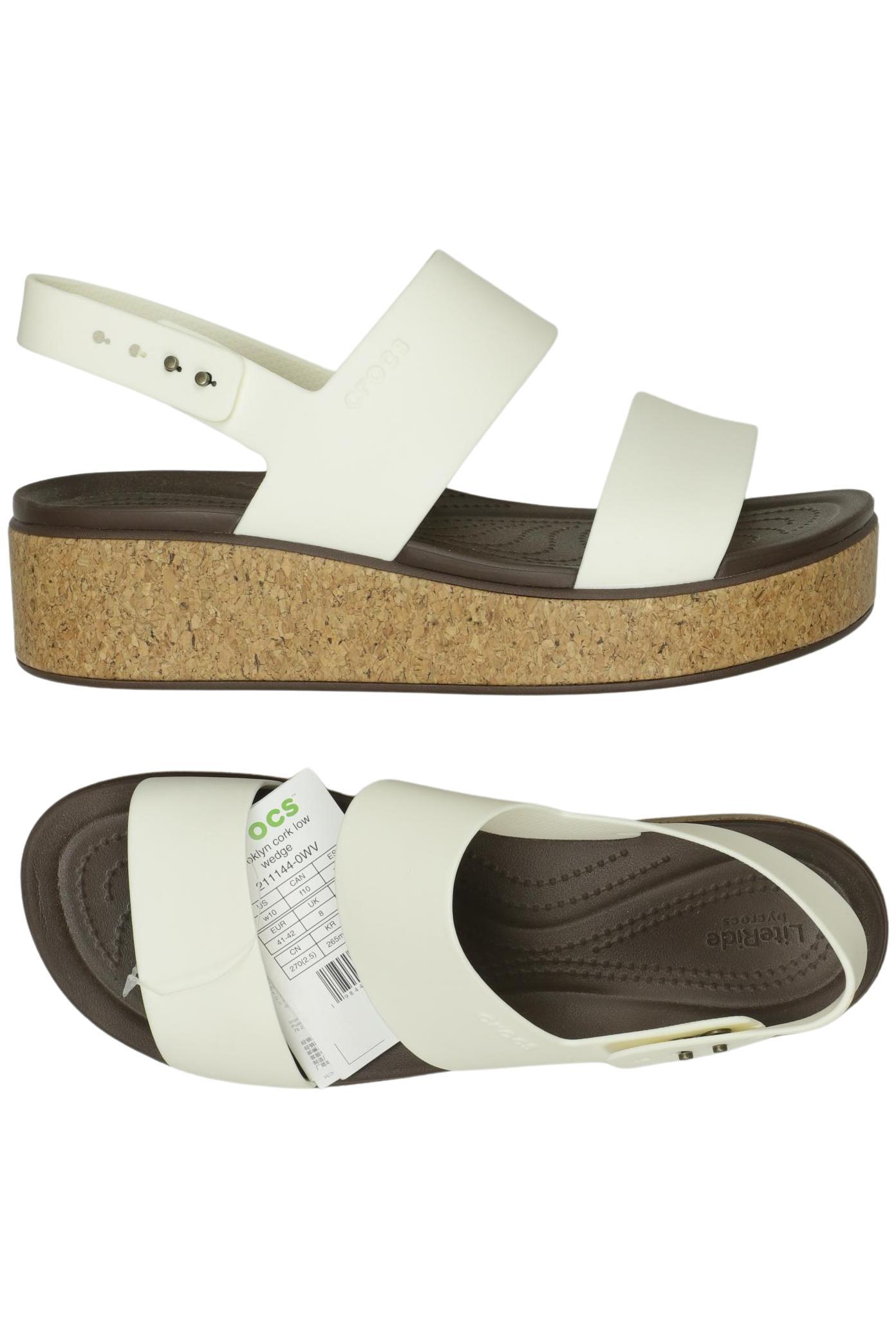 

Crocs Damen Sandale, weiß, Gr. 10