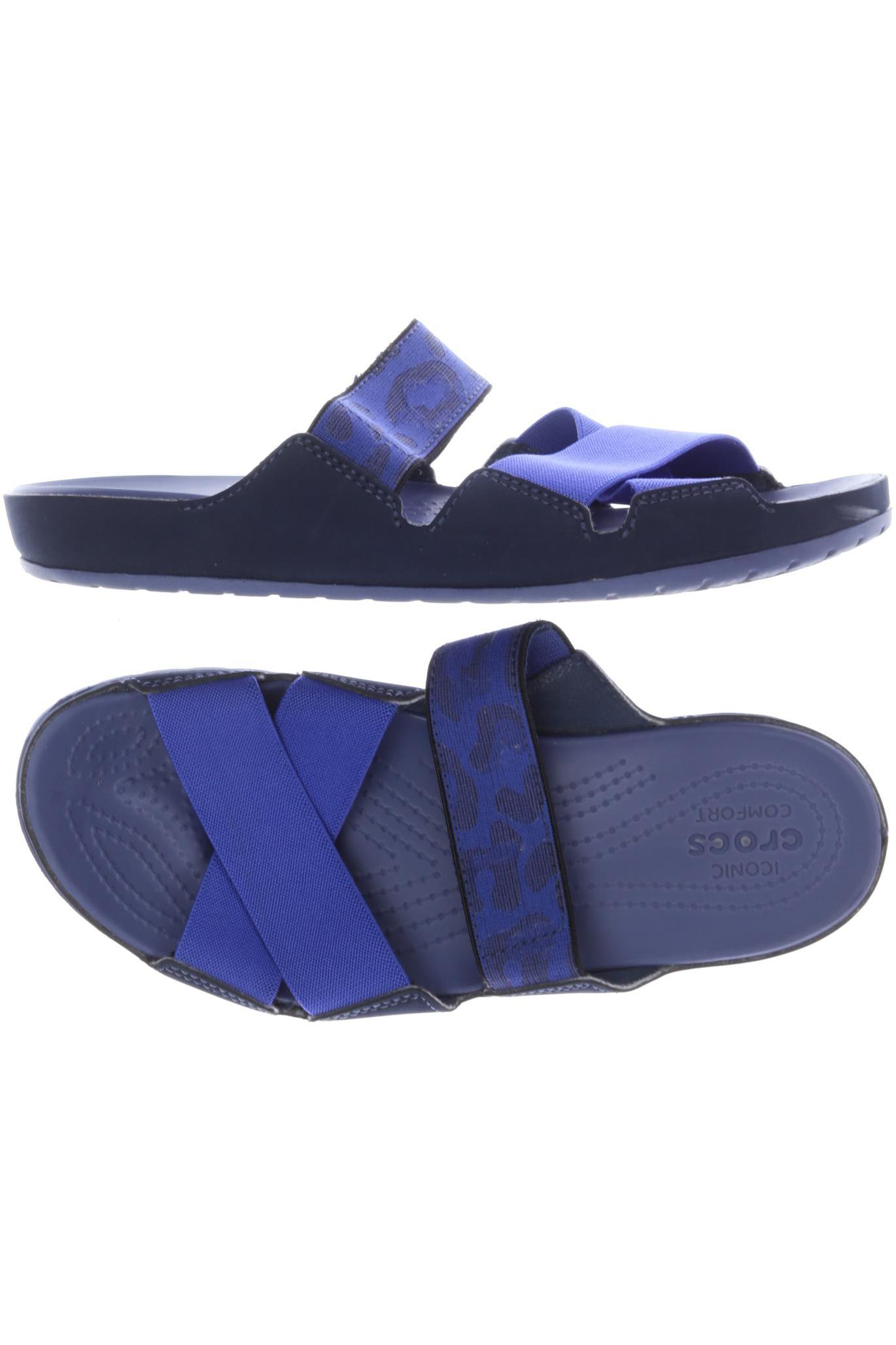 

Crocs Damen Sandale, blau, Gr. 7