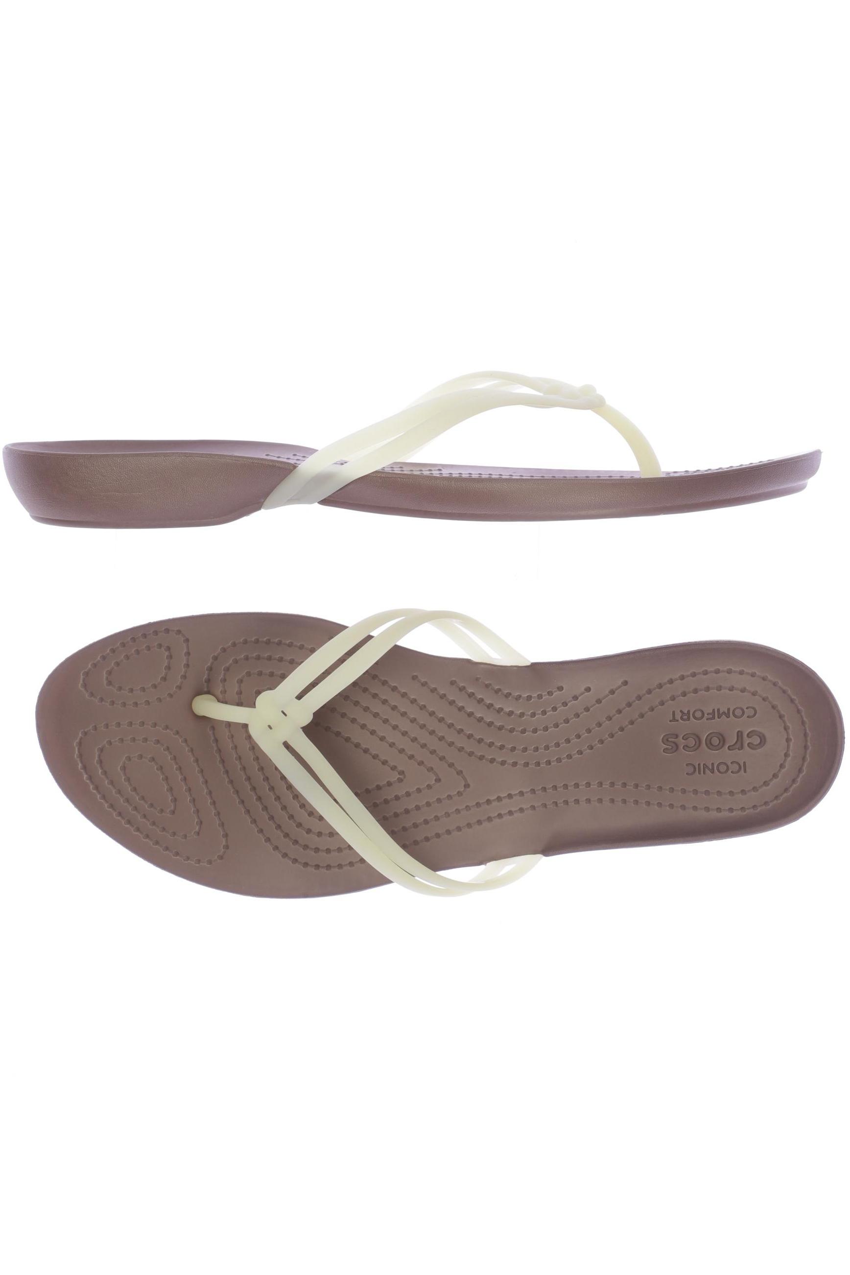 

Crocs Damen Sandale, cremeweiß, Gr. 10