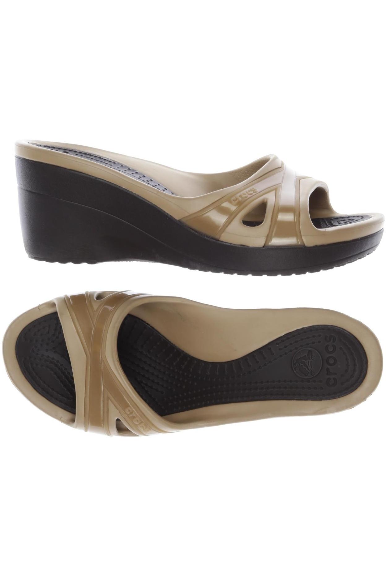

Crocs Damen Sandale, beige, Gr. 8