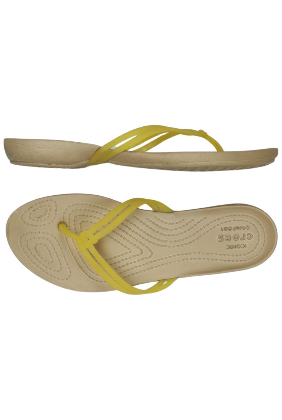 

Crocs Damen Sandale, gelb, Gr. 38