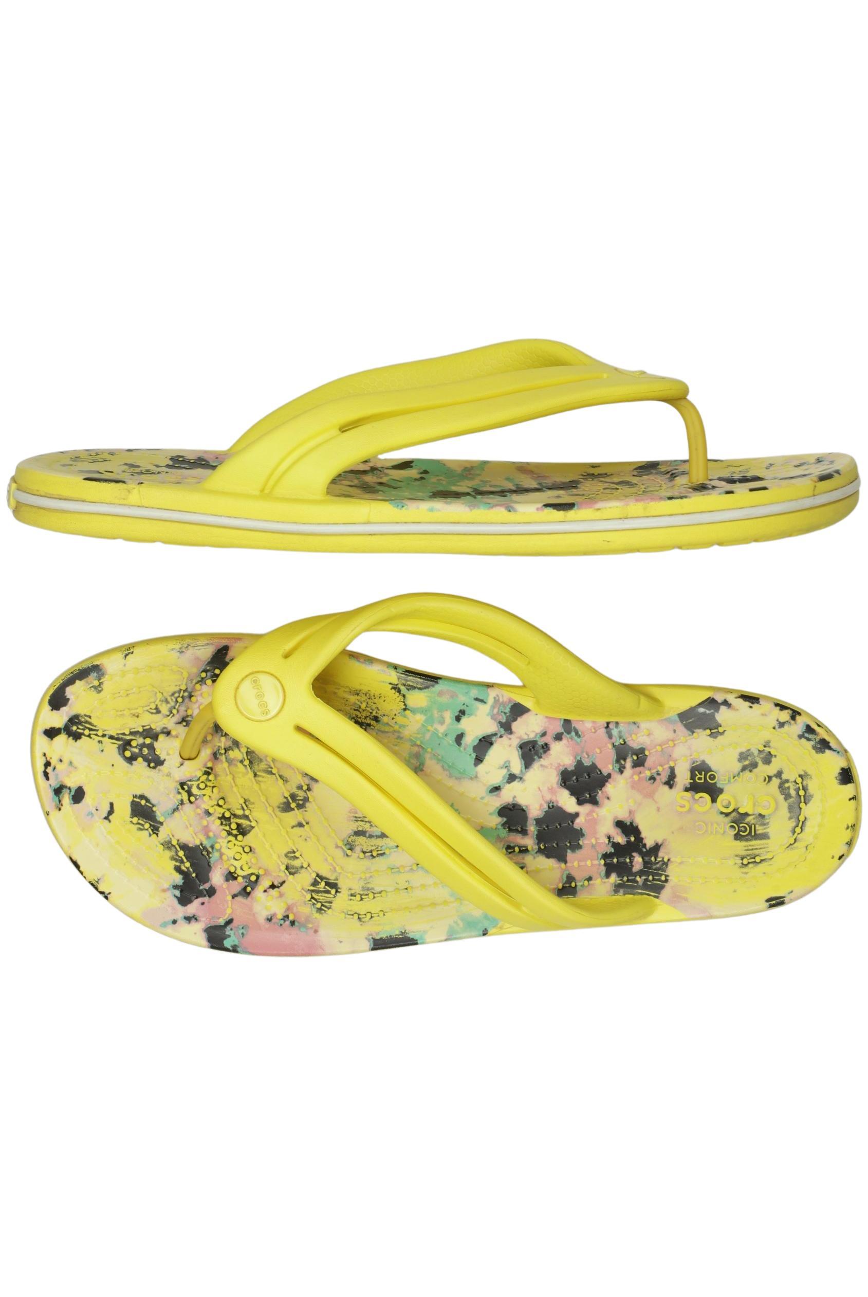 

Crocs Damen Sandale, gelb, Gr. 9