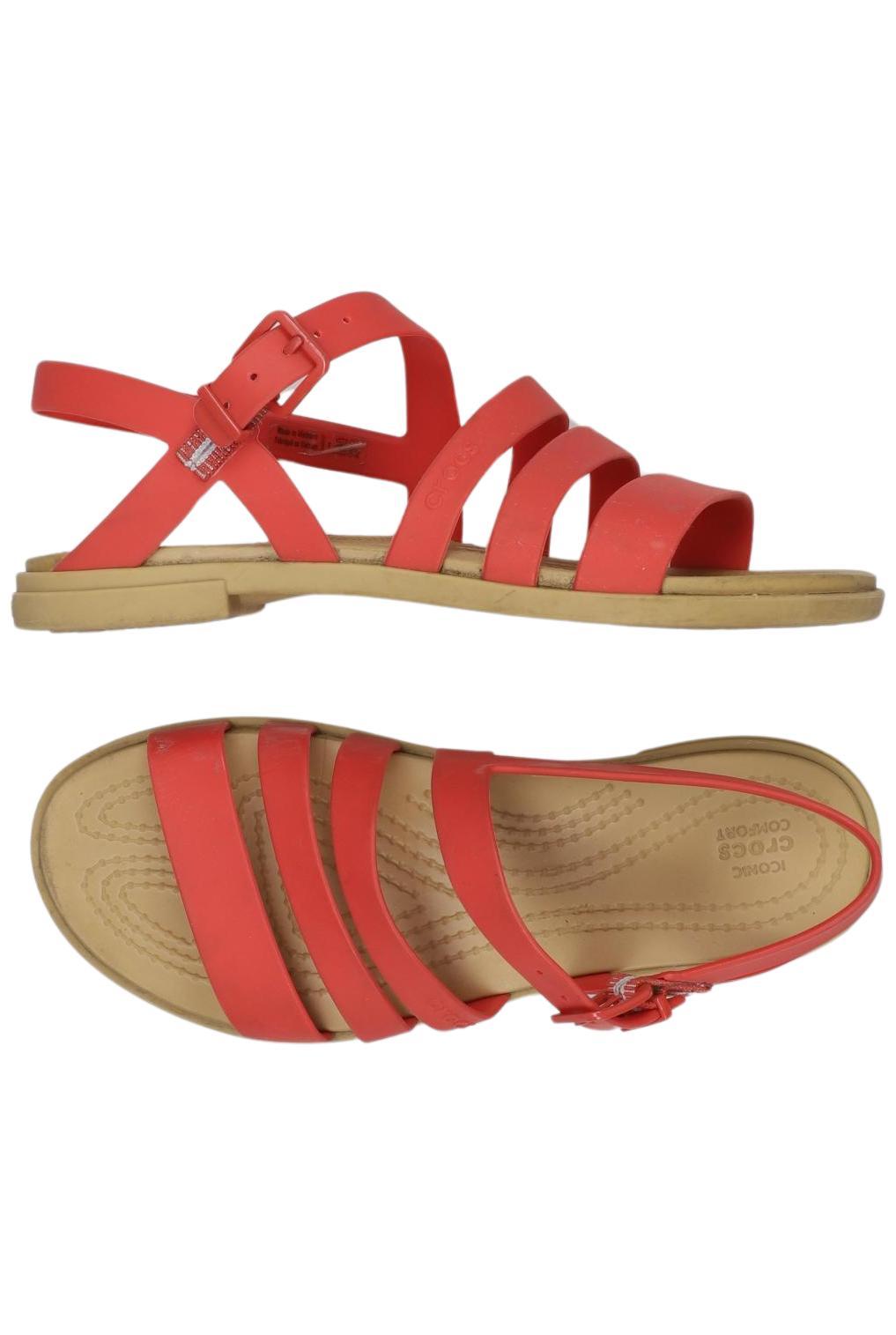 

Crocs Damen Sandale, rot, Gr. 4