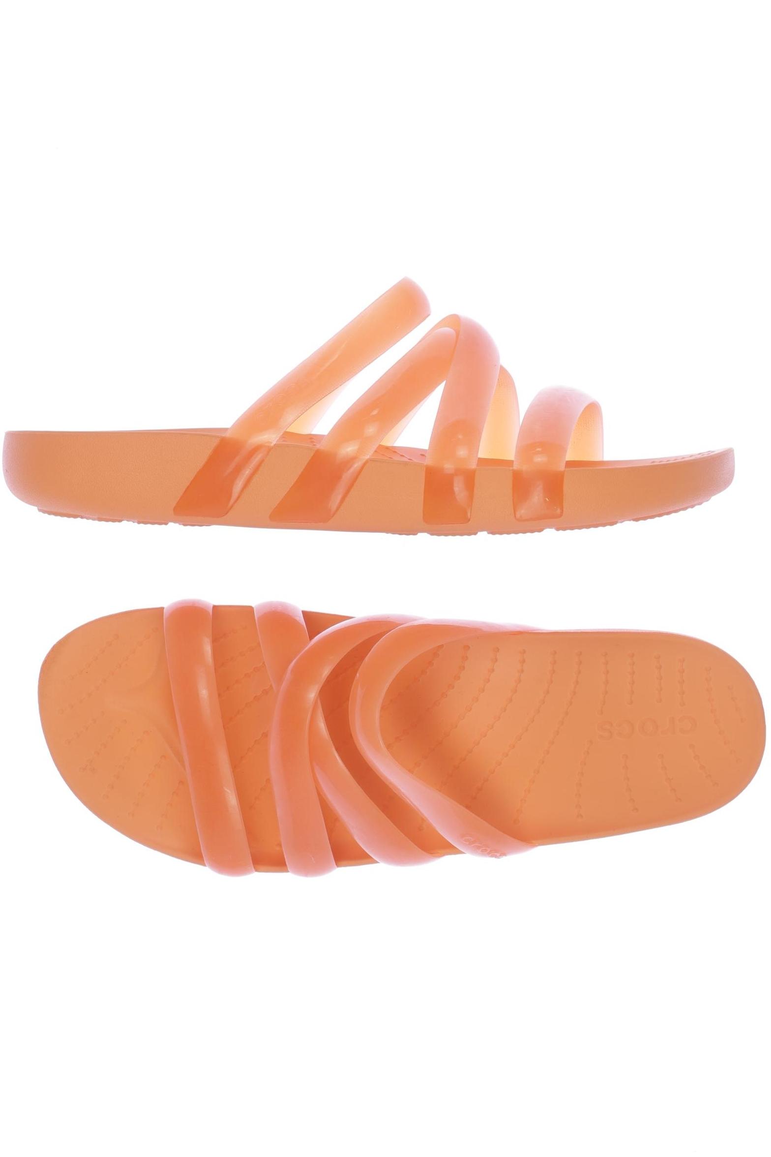 

Crocs Damen Sandale, orange, Gr. 10