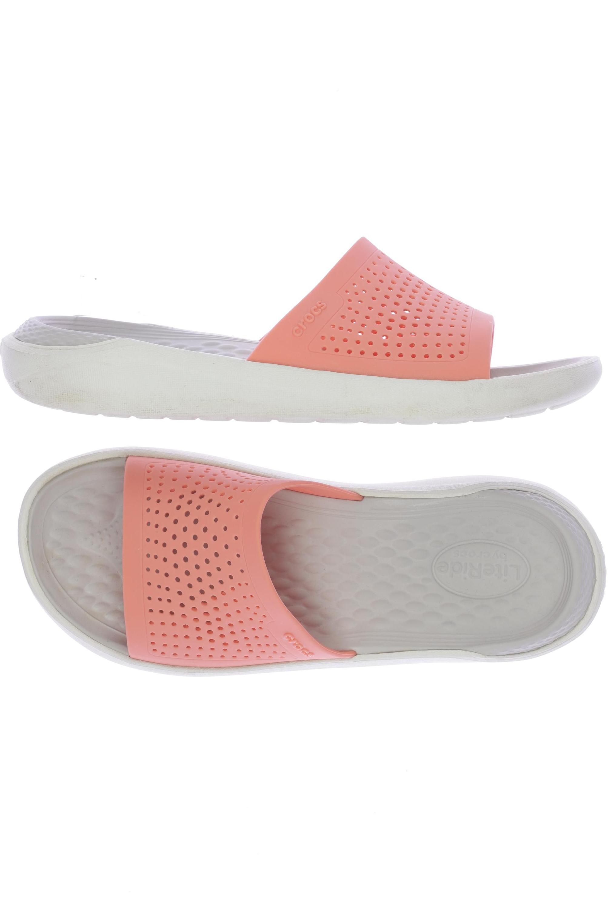 

Crocs Damen Sandale, orange, Gr. 7