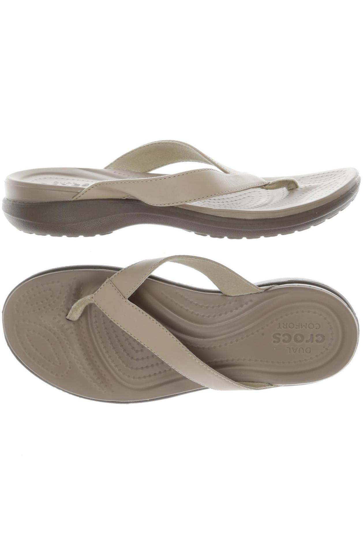 

Crocs Damen Sandale, beige, Gr. 7