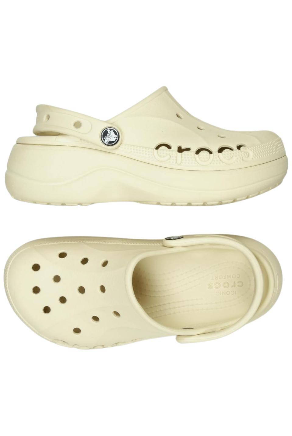 

Crocs Damen Sandale, cremeweiß, Gr. 5
